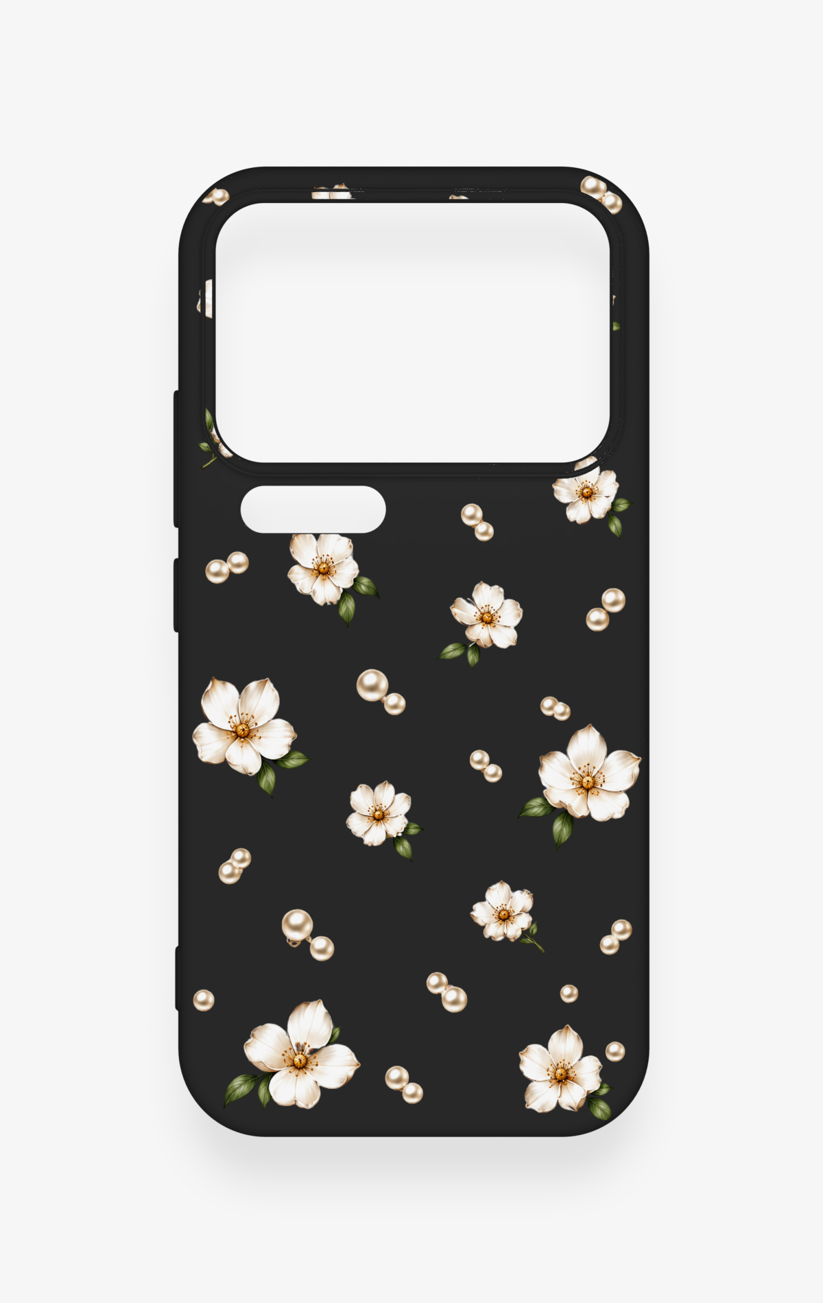Xiaomi Mi 17 Pro 5G Uyumlu İnci Papatya Desenli Silikon Kılıf