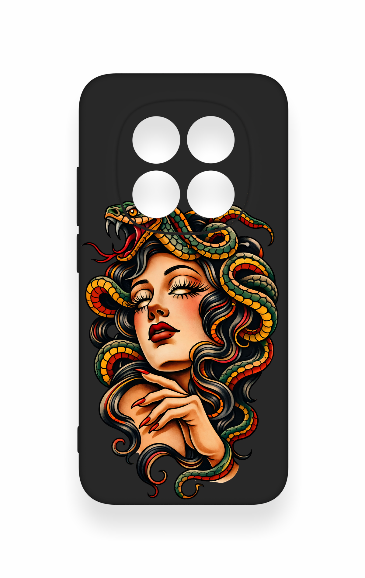 Redmi Note 15 Pro 5G Uyumlu Medusa Desenli Silikon Kılıf