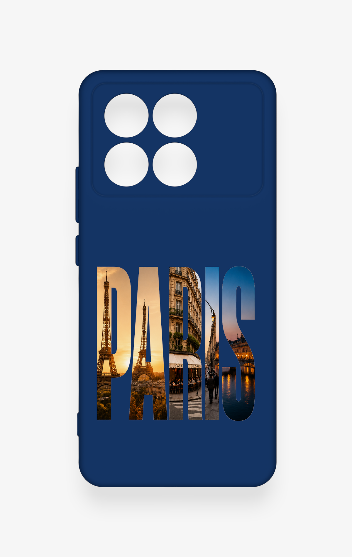 Poco X6 Pro Uyumlu Paris Desenli Silikon Kılıf