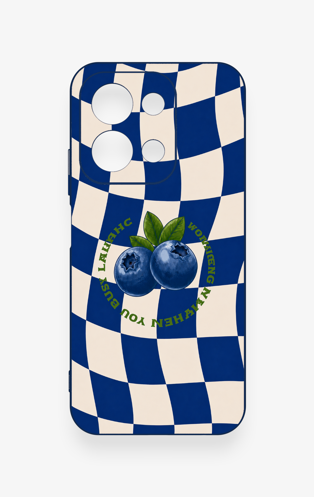 Redmi 15C 4G Uyumlu Yaban Mersini Desenli Silikon Kılıf