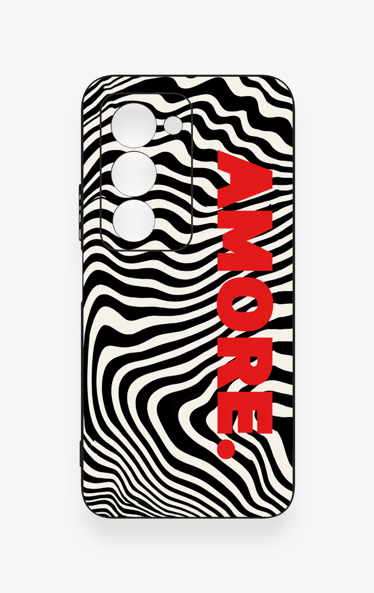 Redmi 15 5G Uyumlu Zebra Amore Desenli Silikon Kılıf