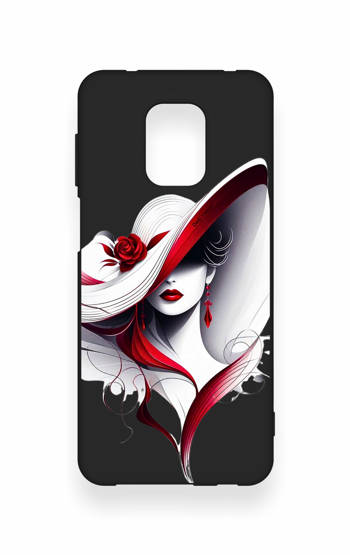 Redmi Note 9 Pro 9S Uyumlu Matmazel Desenli Silikon Kılıf