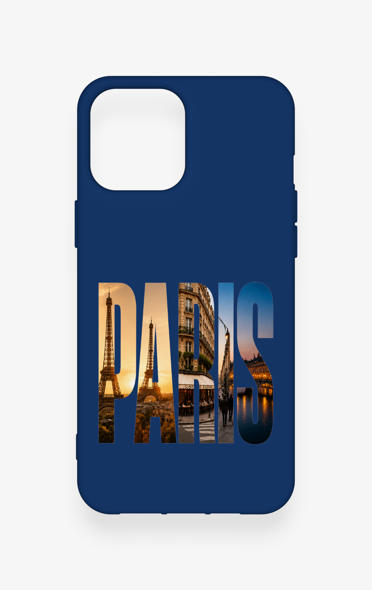 iPhone 12 Pro Max Uyumlu Paris Desenli Silikon Kılıf