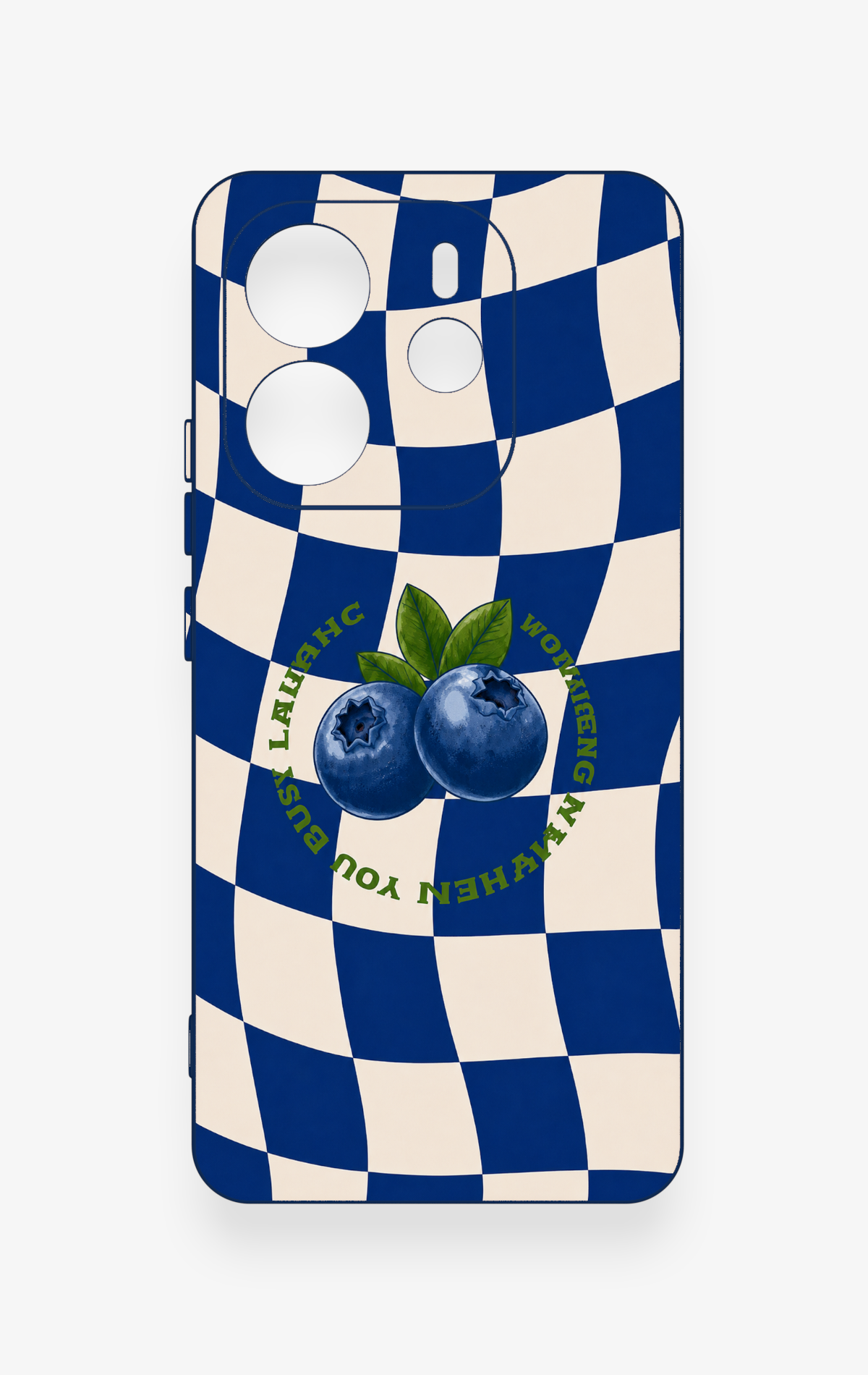 Redmi Note 14 4G Uyumlu Yaban Mersini Desenli Silikon Kılıf