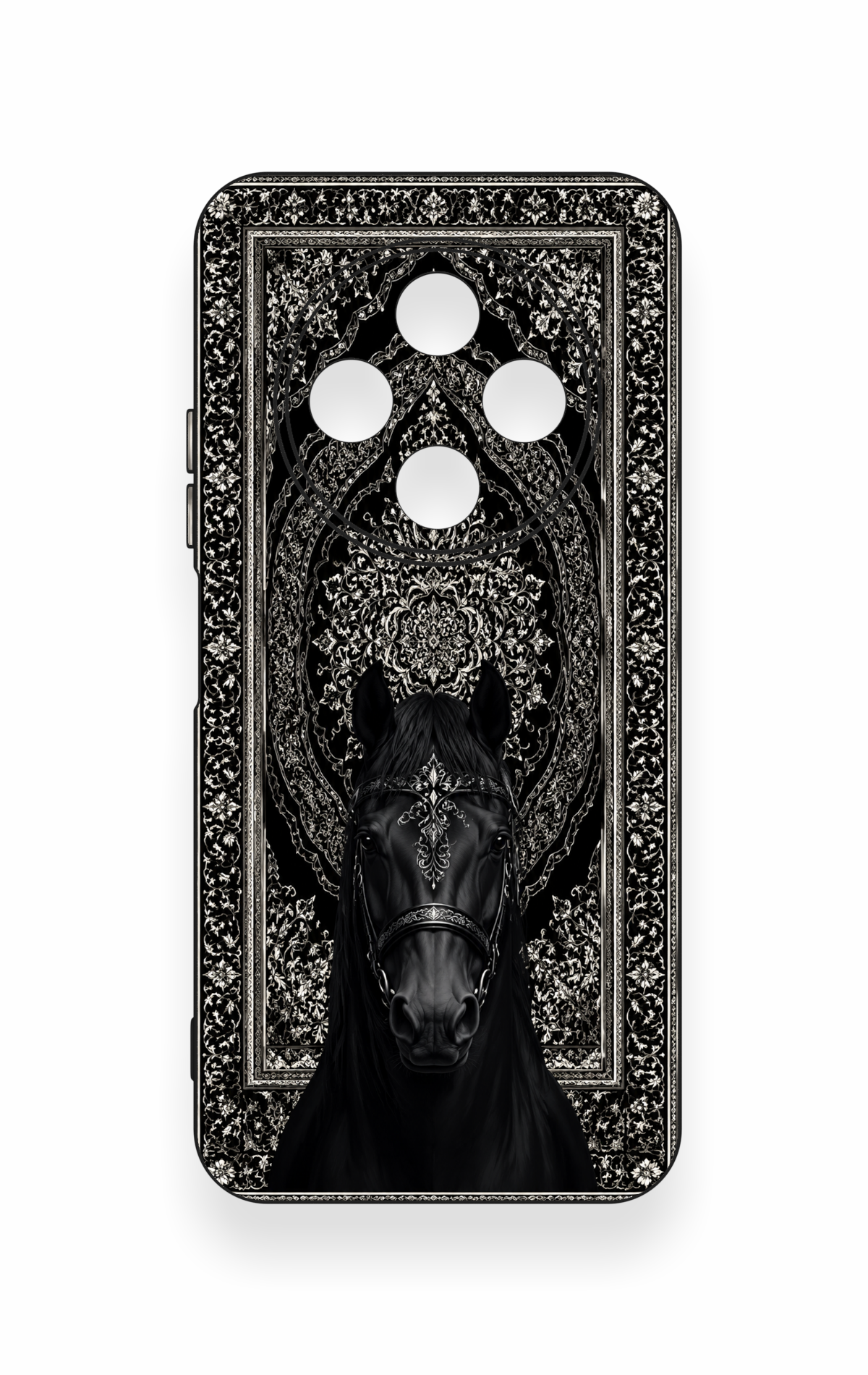 Tecno Spark 30C Uyumlu Etnik At Figürü Desenli Silikon Kılıf