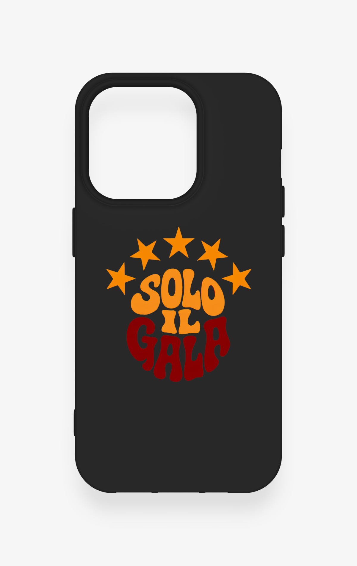 iPhone 14 Pro Uyumlu Solo IL Gala Desenli Silikon Kılıf