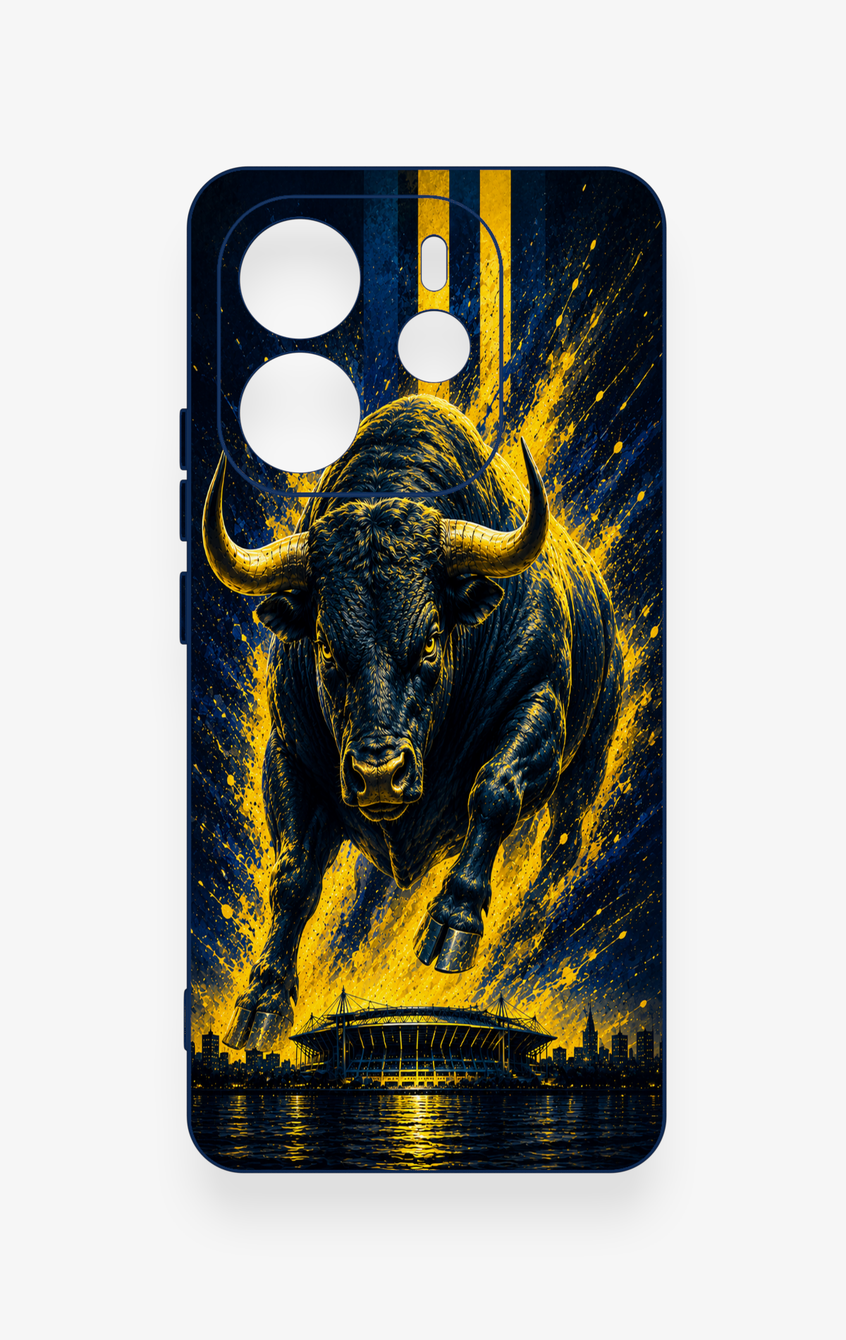 Redmi Note 14 4G Uyumlu Kadiköy Boğası Desenli Silikon Kılıf