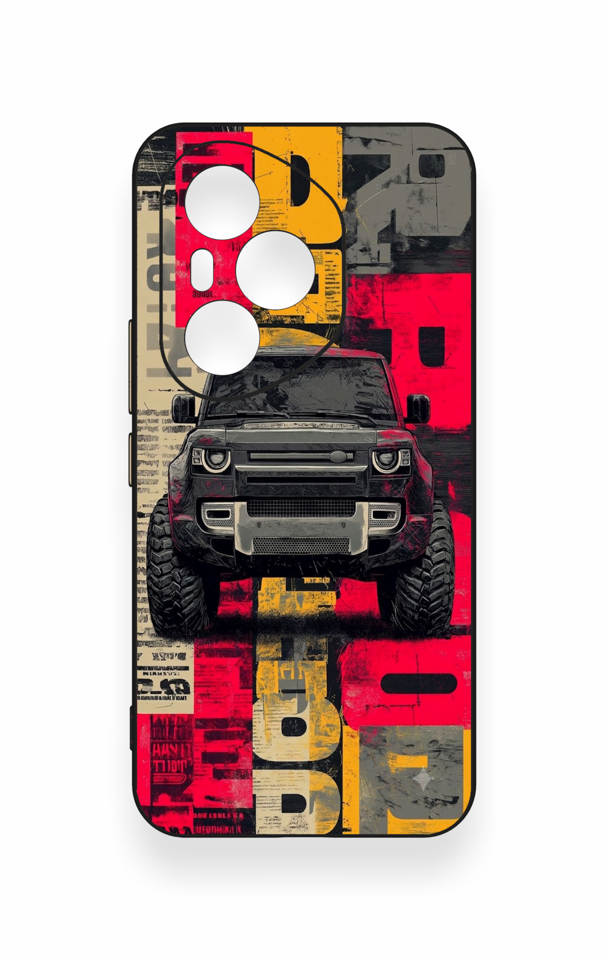 Honor 400 Pro Uyumlu Defender Truck Desenli Silikon Kılıf