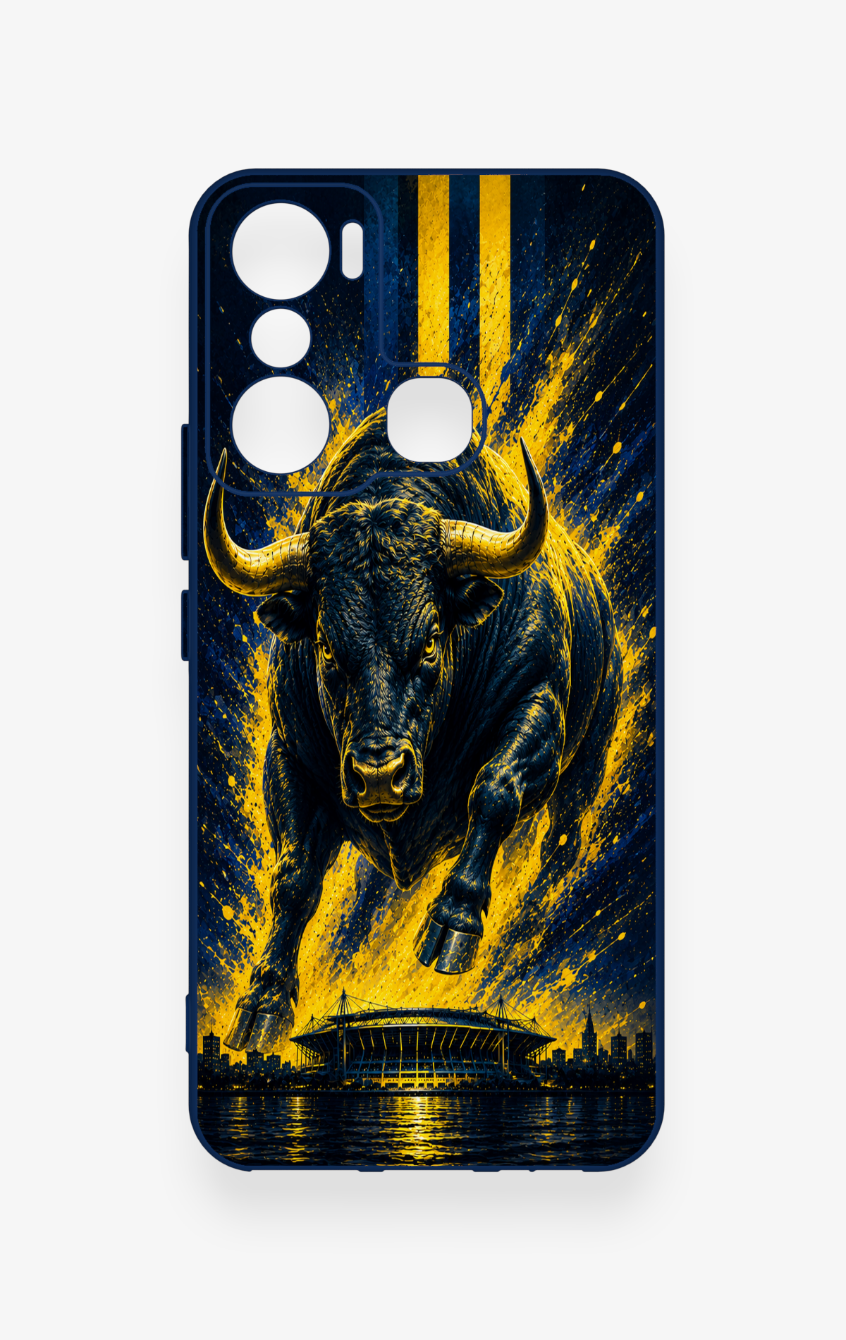 İnfinix Hot 20i Uyumlu Kadiköy Boğası Desenli Silikon Kılıf