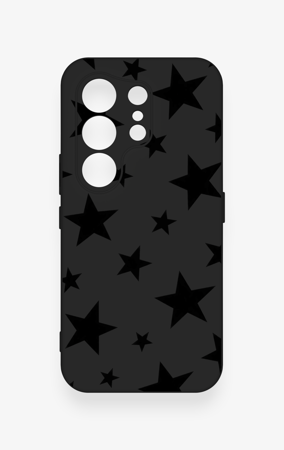 Tecno Camon 50 4G Uyumlu Siyah Star Desenli Silikon Kılıf