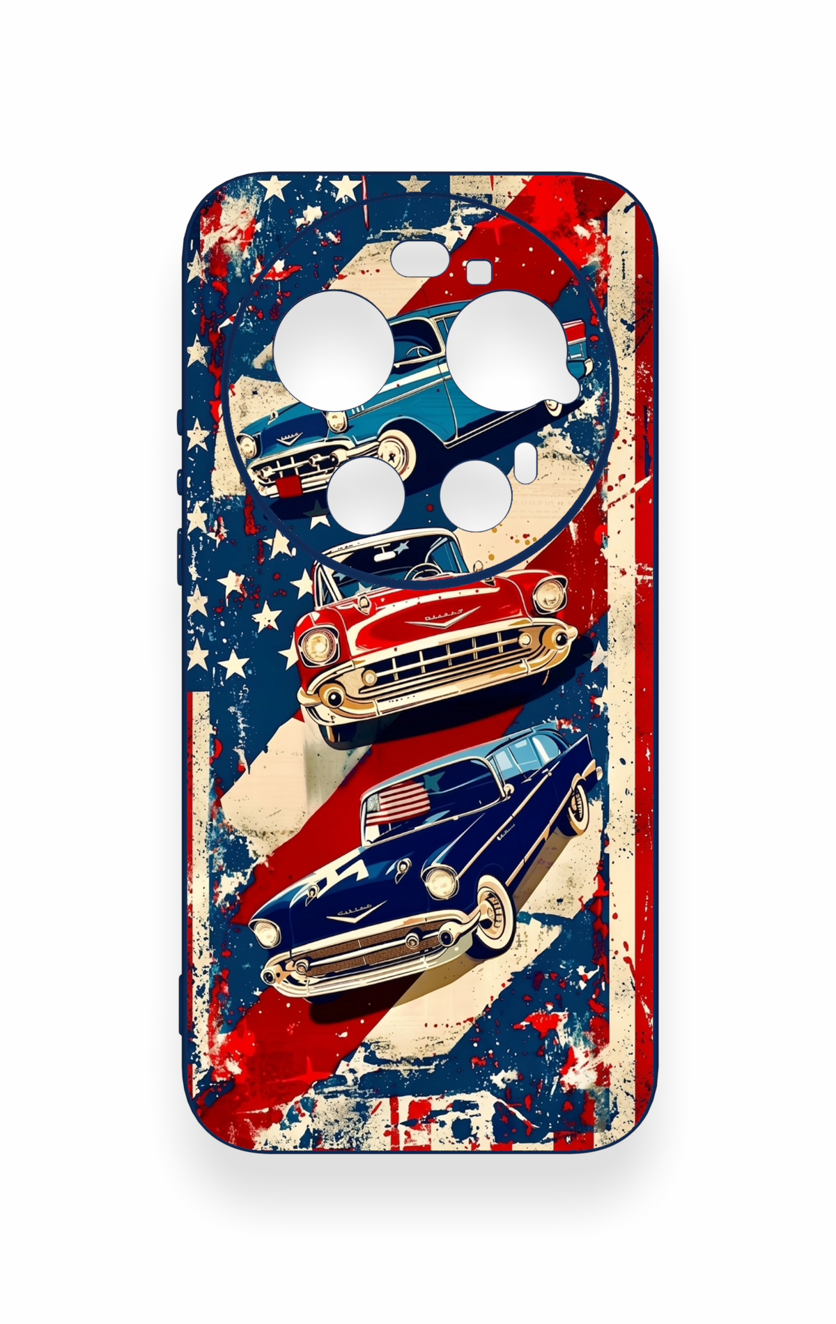 Mi 17 Ultra Uyumlu Amerikan Chevrolet Desenli Silikon Kılıf