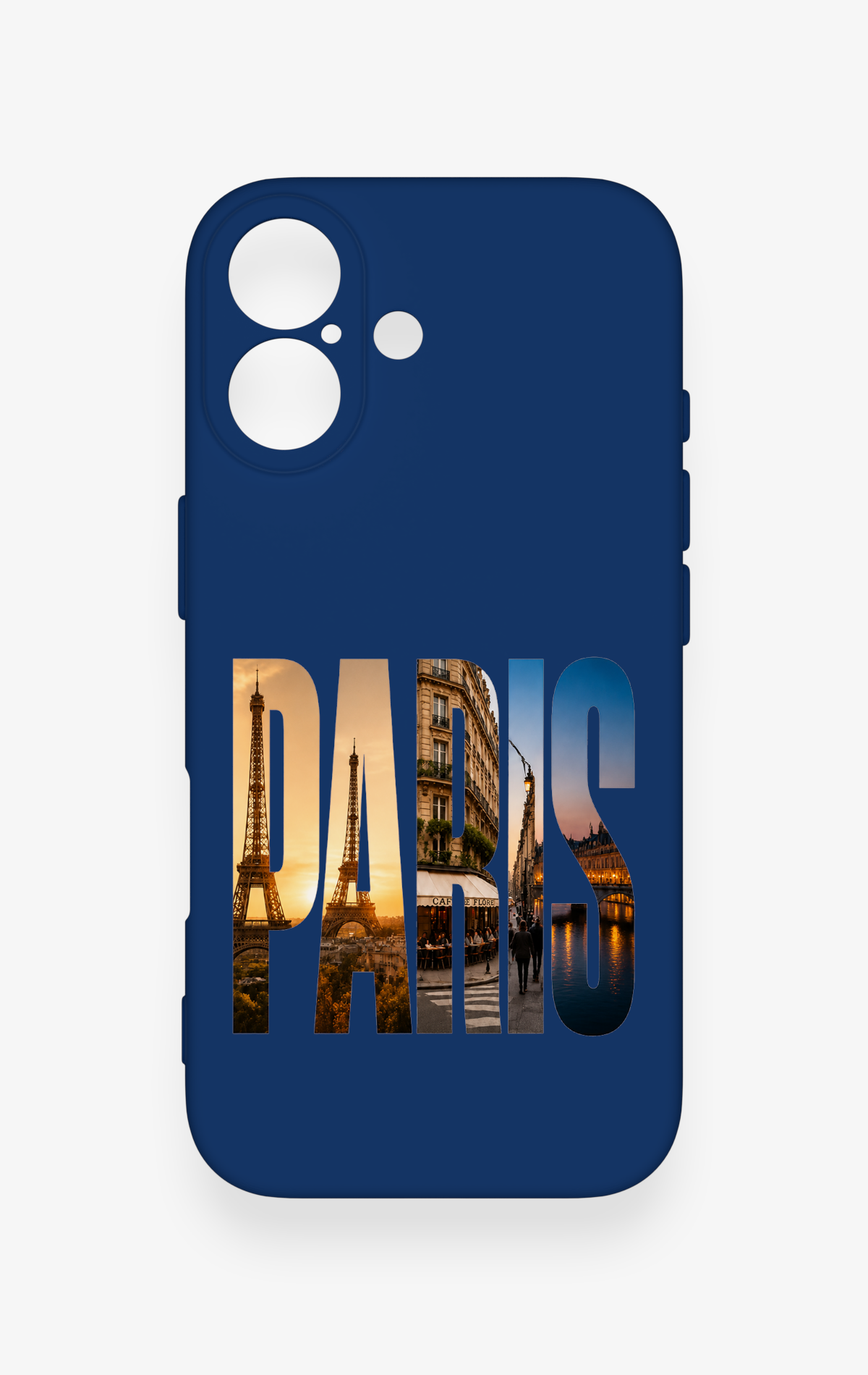 iPhone 17 Uyumlu Paris Desenli Silikon Kılıf