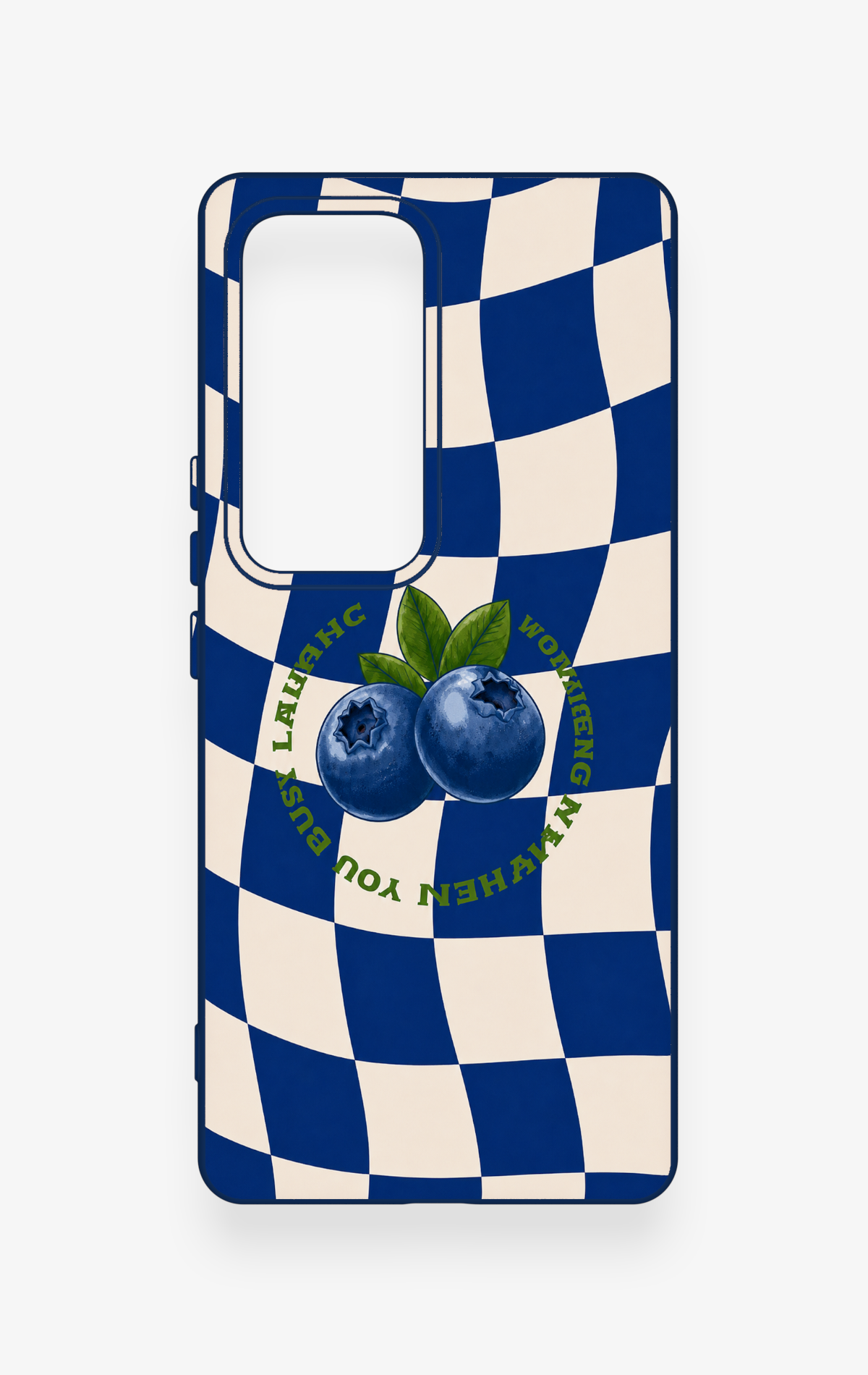 Vivo V30 Uyumlu Yaban Mersini Desenli Silikon Kılıf