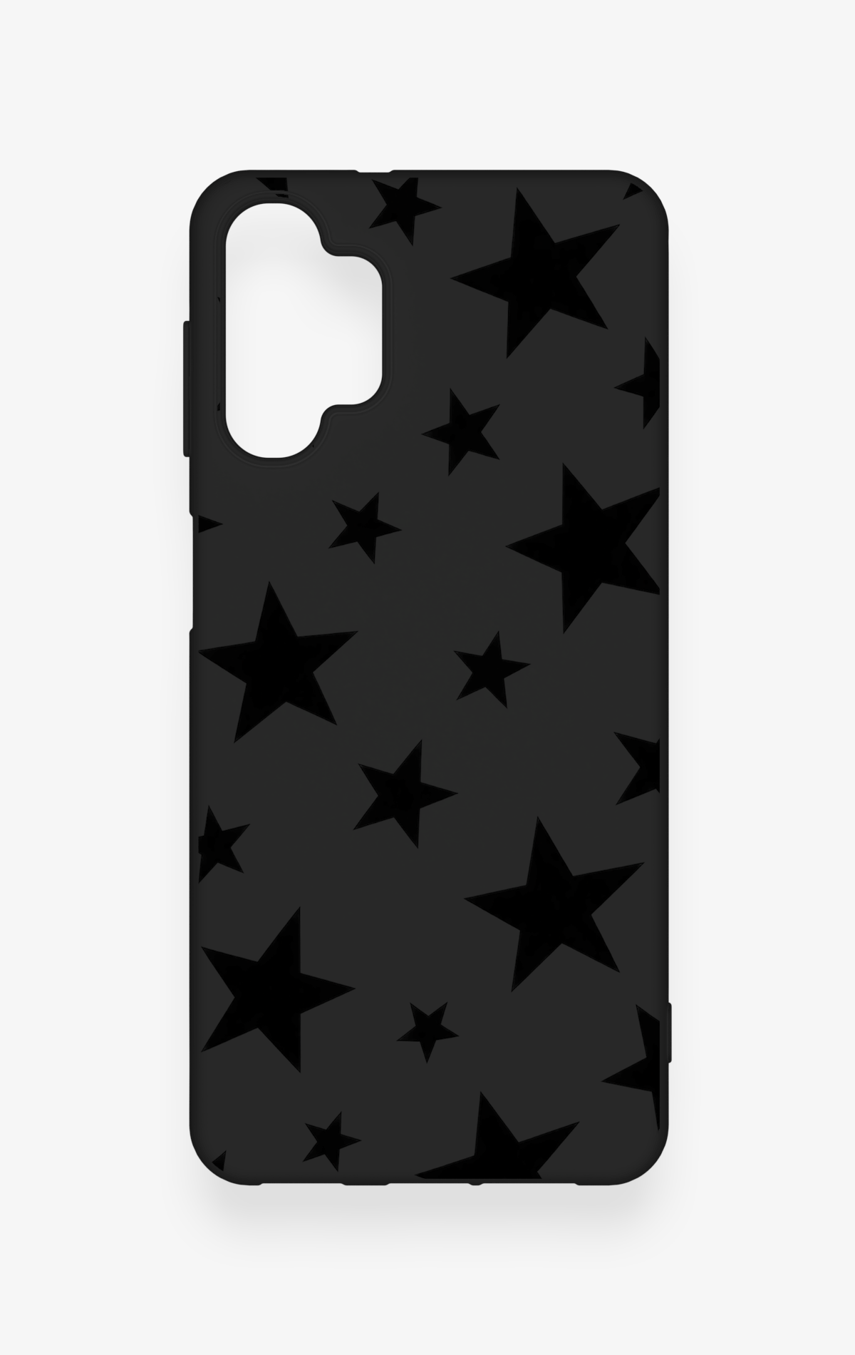 Samsung A32 Uyumlu Siyah Star Desenli Silikon Kılıf