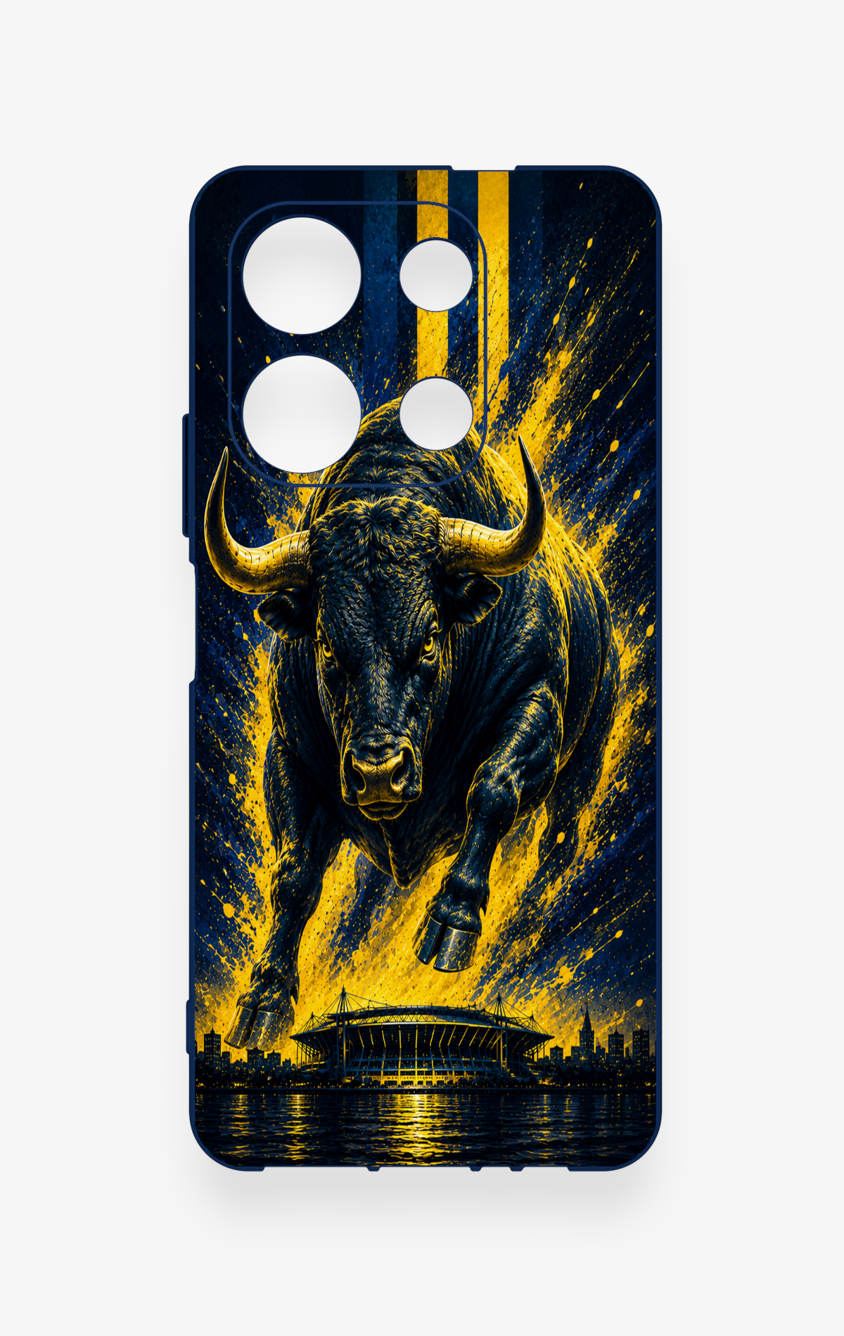 İnfinix Note 30 Uyumlu Kadiköy Boğası Desenli Silikon Kılıf
