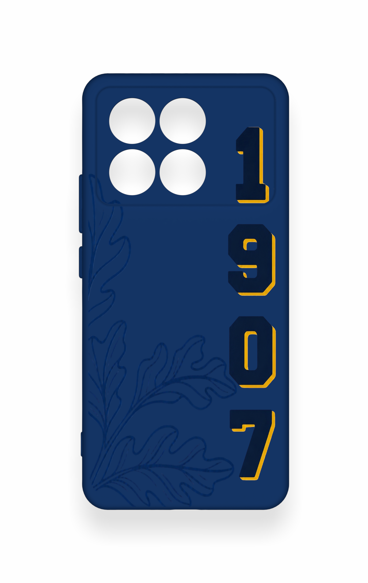 Poco X6 Pro Uyumlu 1907 Palamut Desenli Silikon Kılıf