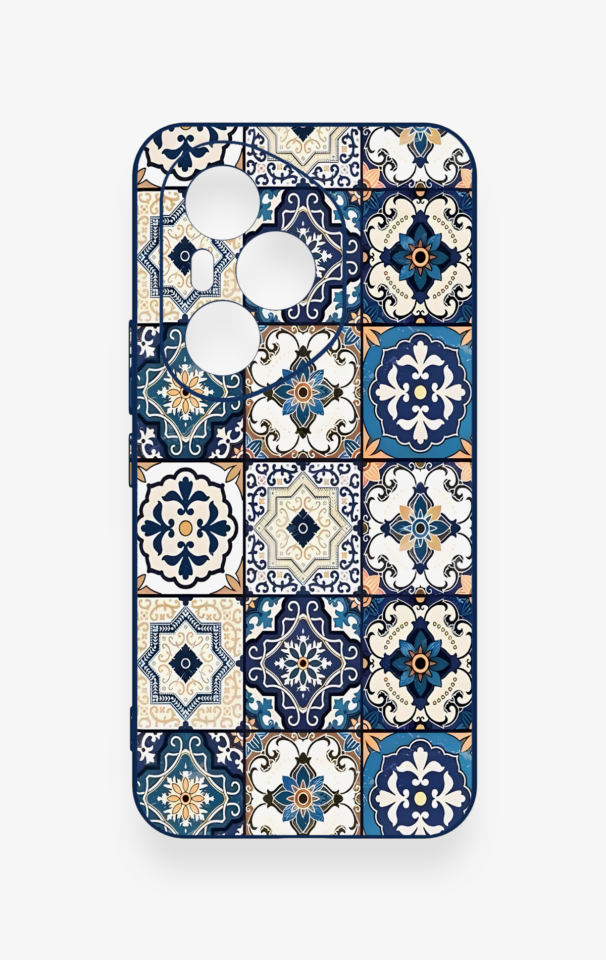 Honor 400 Pro Uyumlu Mozaik Çini Desenli Silikon Kılıf