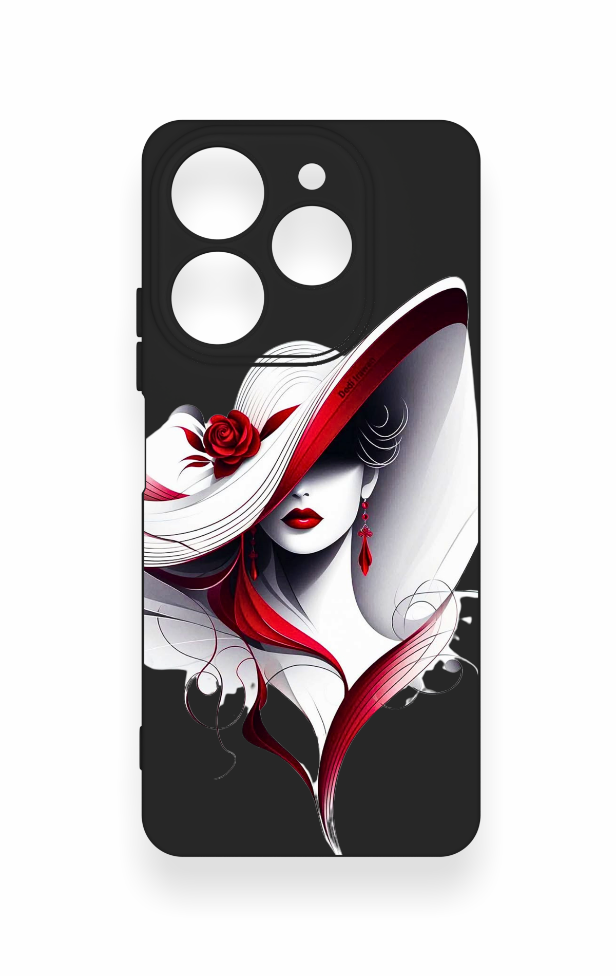 Tecno Spark 10 Pro Uyumlu Matmazel Desenli Silikon Kılıf