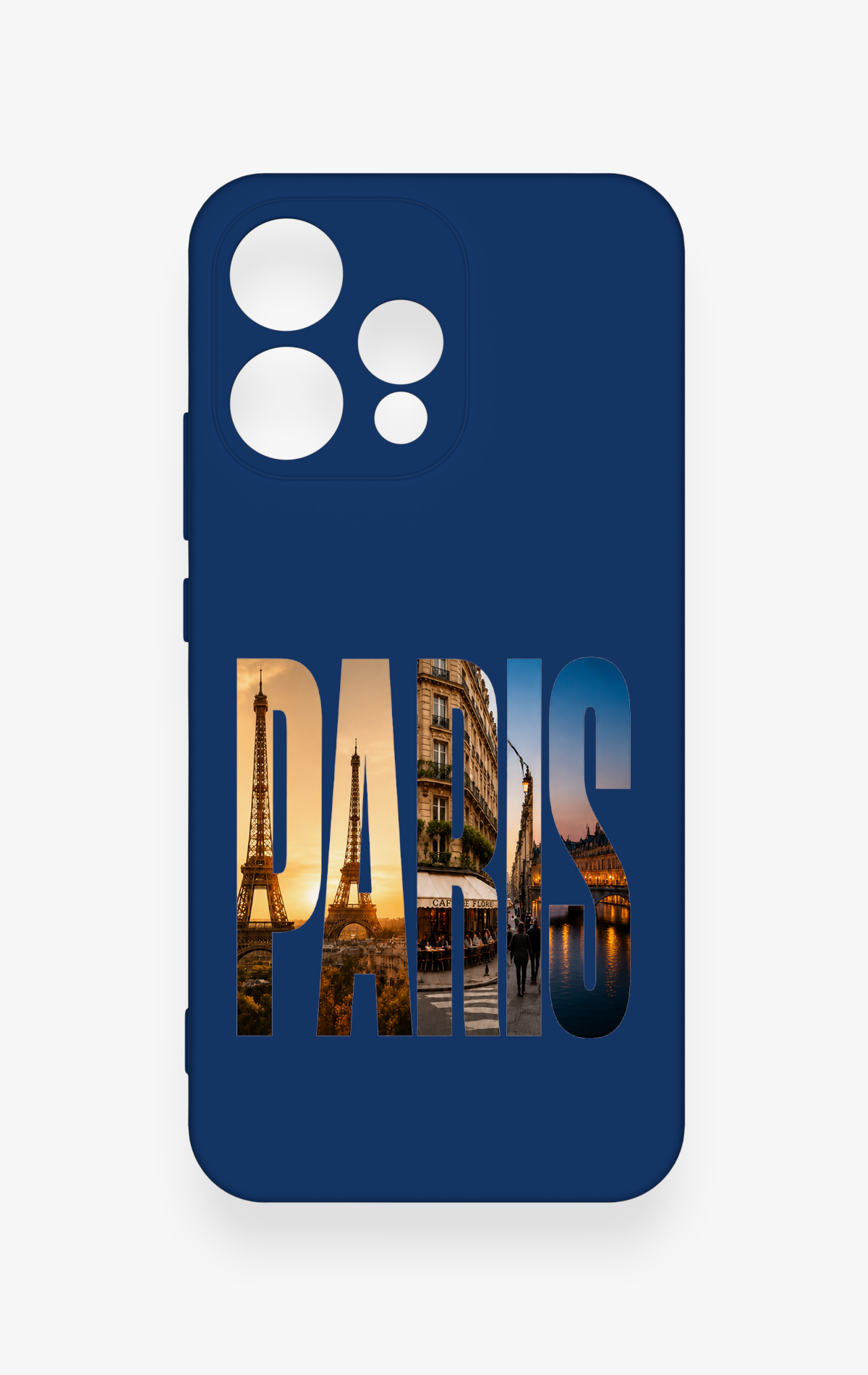 Oppo Reno 15 5G Uyumlu Paris Desenli Silikon Kılıf