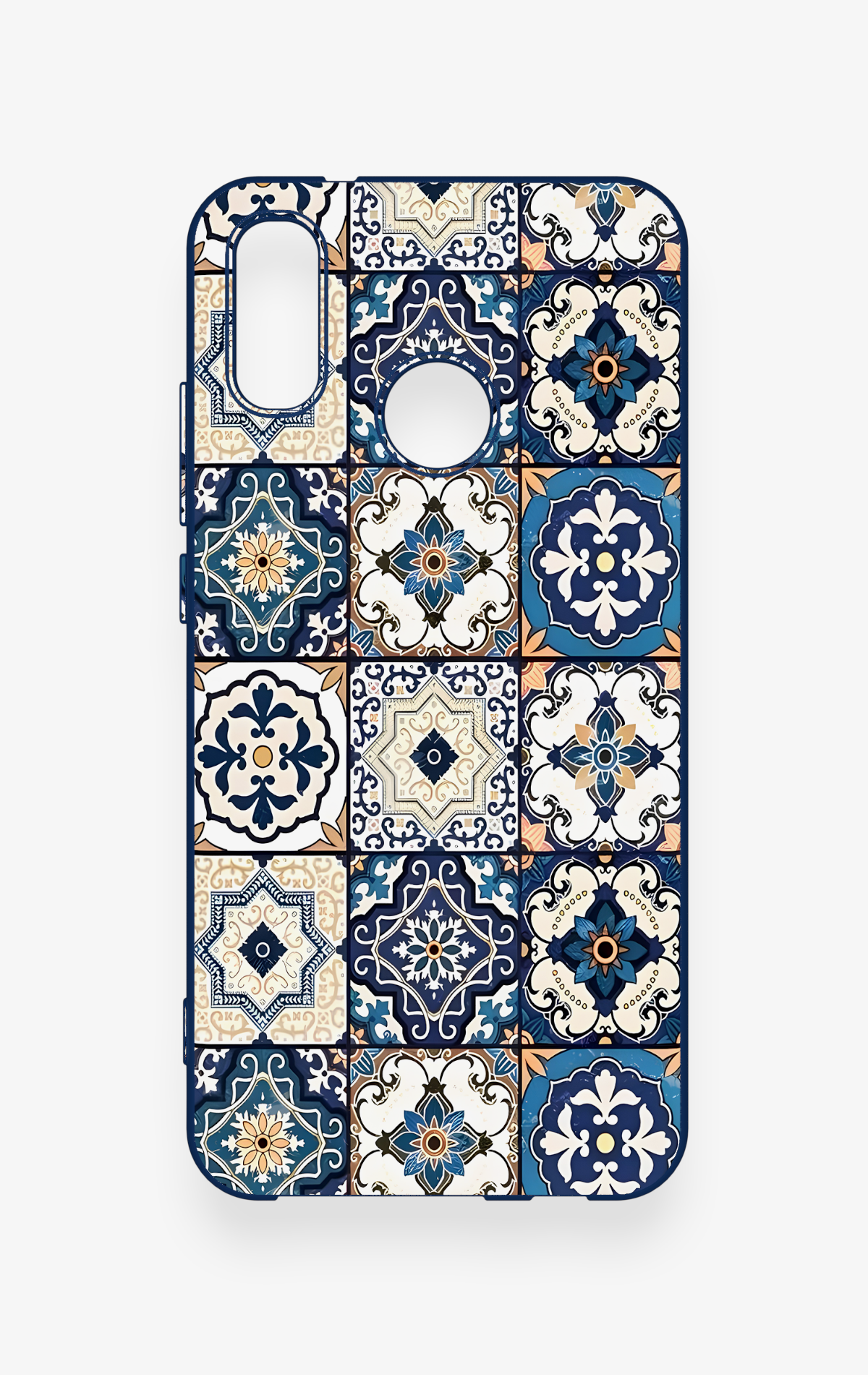Huawei P20 Lite Uyumlu Mozaik Çini Desenli Silikon Kılıf