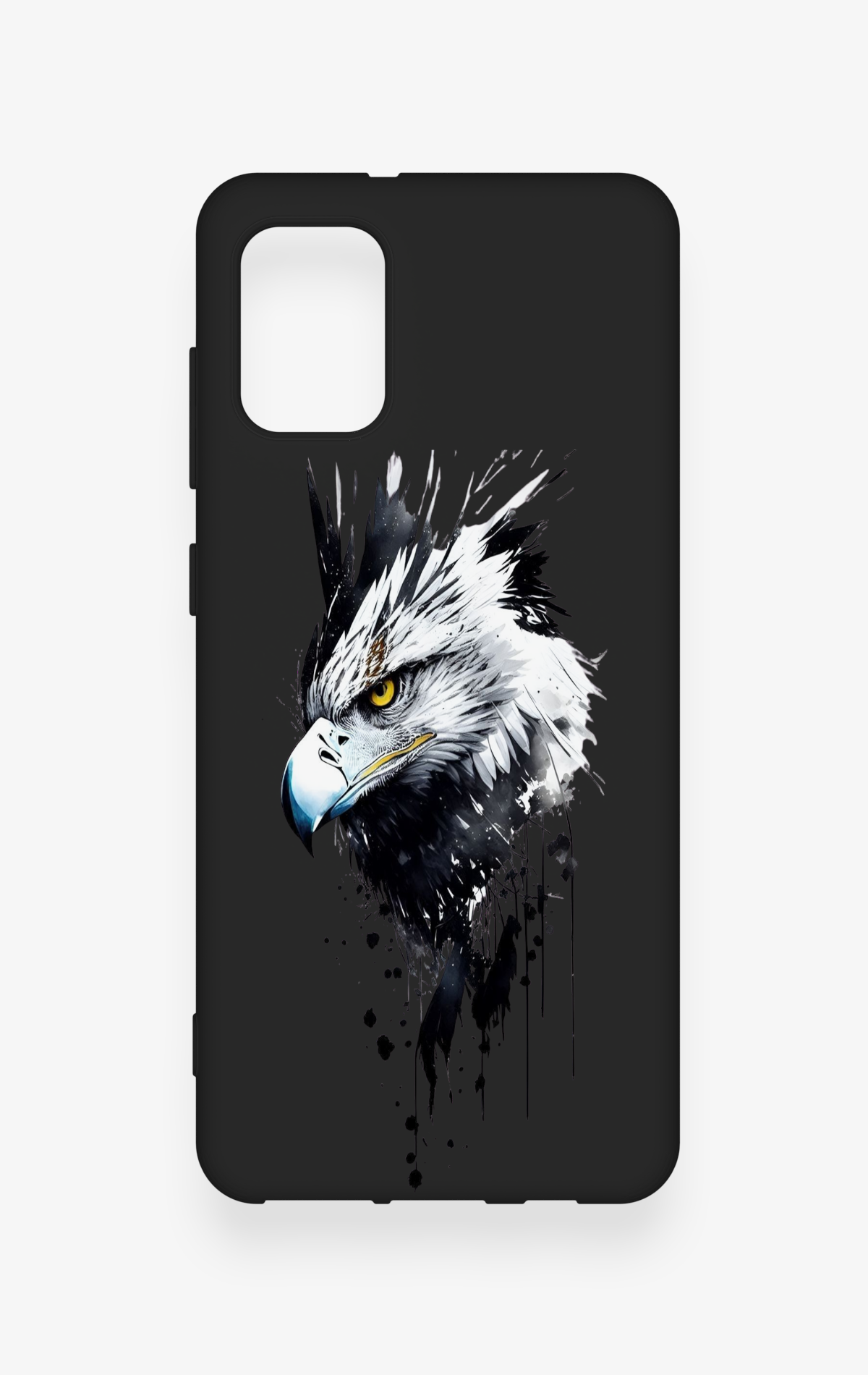 Samsung A31 Uyumlu Bald Eagle Desenli Silikon Kılıf
