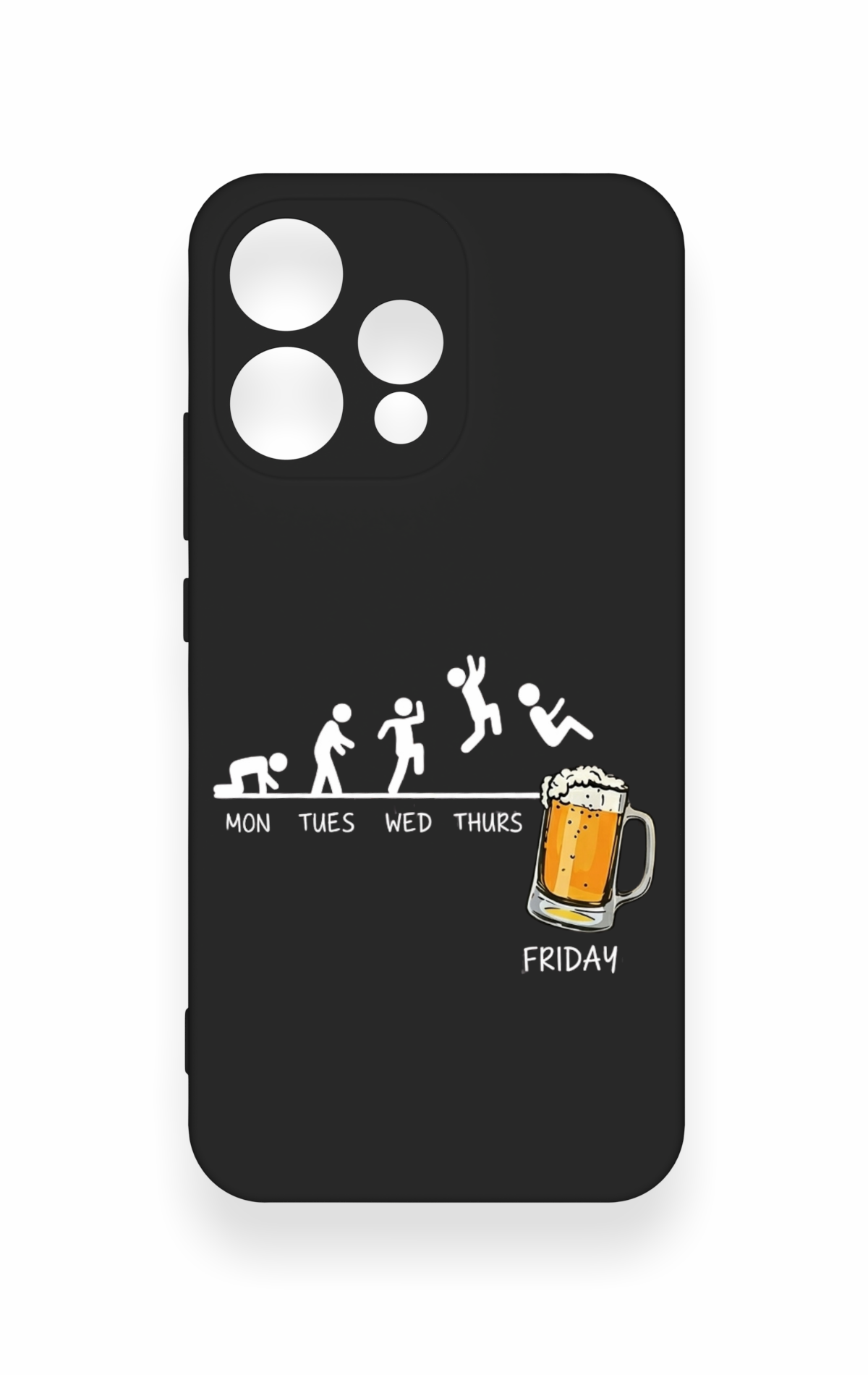 Oppo Reno 15 5G Uyumlu Fun Day Friday Desenli Silikon Kılıf