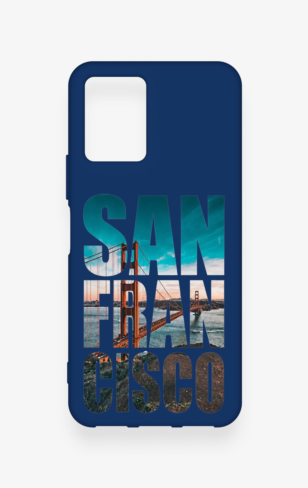 Vivo Y33S Uyumlu San Francisco Desenli Silikon Kılıf