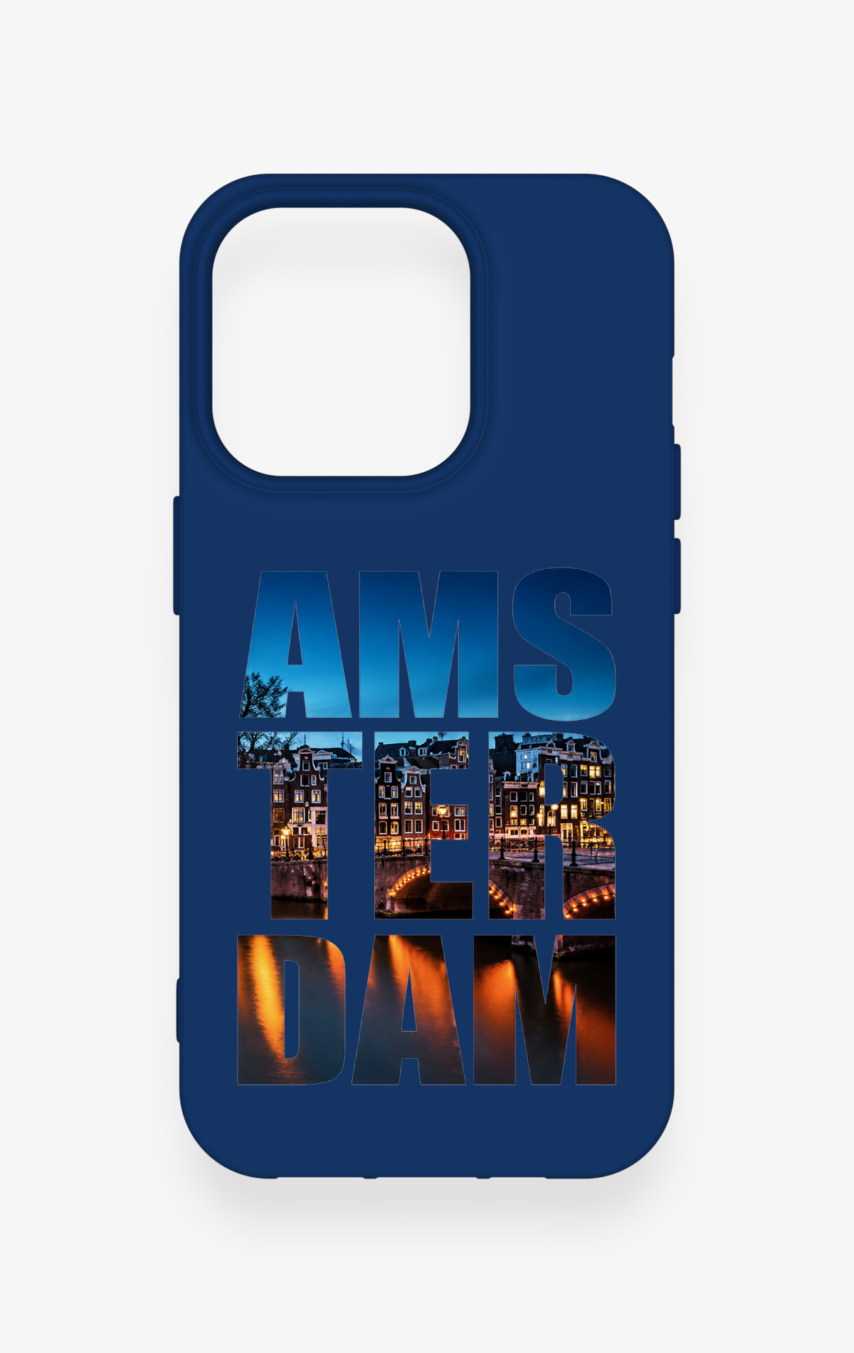 iPhone 14 Pro Uyumlu Amsterdam Desenli Silikon Kılıf