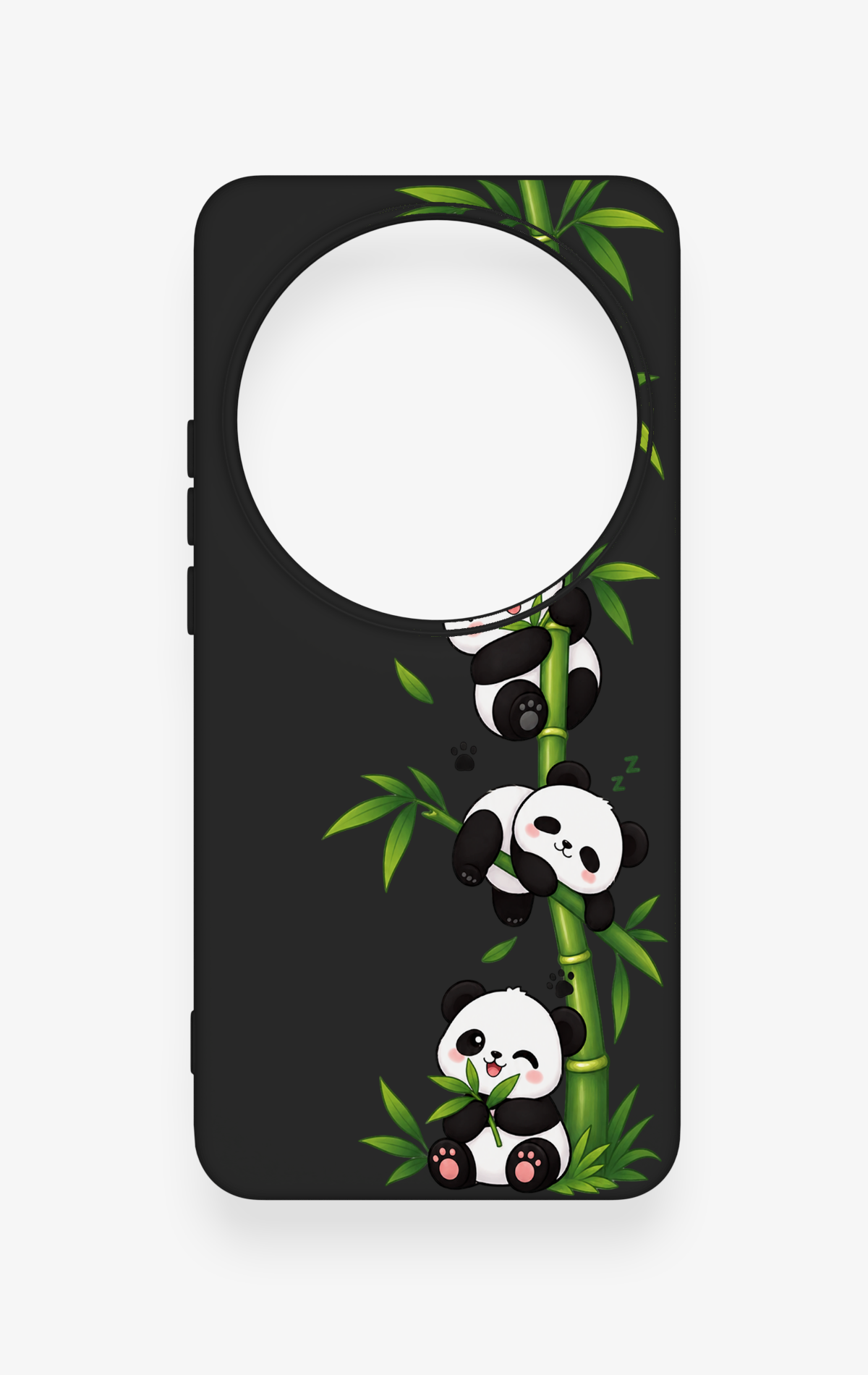 Xiaomi Mi 15 Ultra Uyumlu Sevimli Panda Bambu Desenli Silikon Kılıf