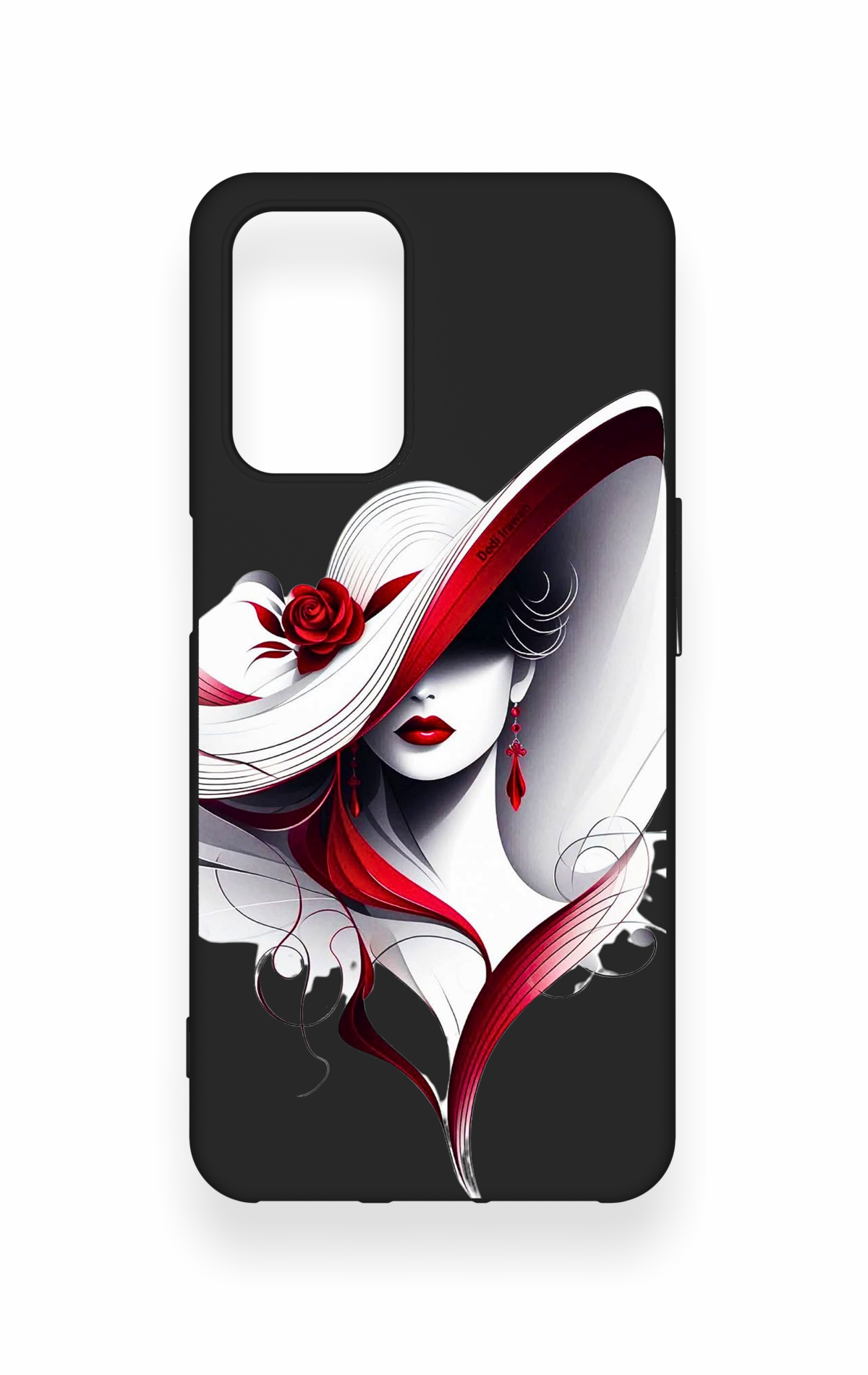 Oppo A54 Uyumlu Matmazel Desenli Silikon Kılıf