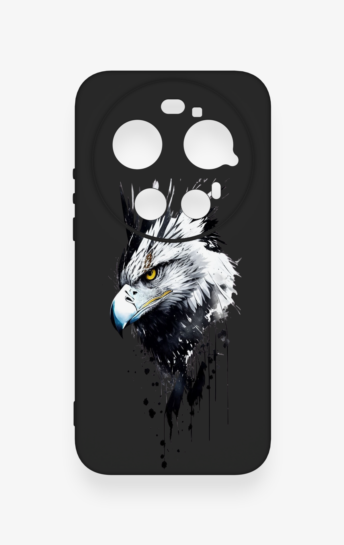 Mi 17 Ultra Uyumlu Bald Eagle Desenli Silikon Kılıf