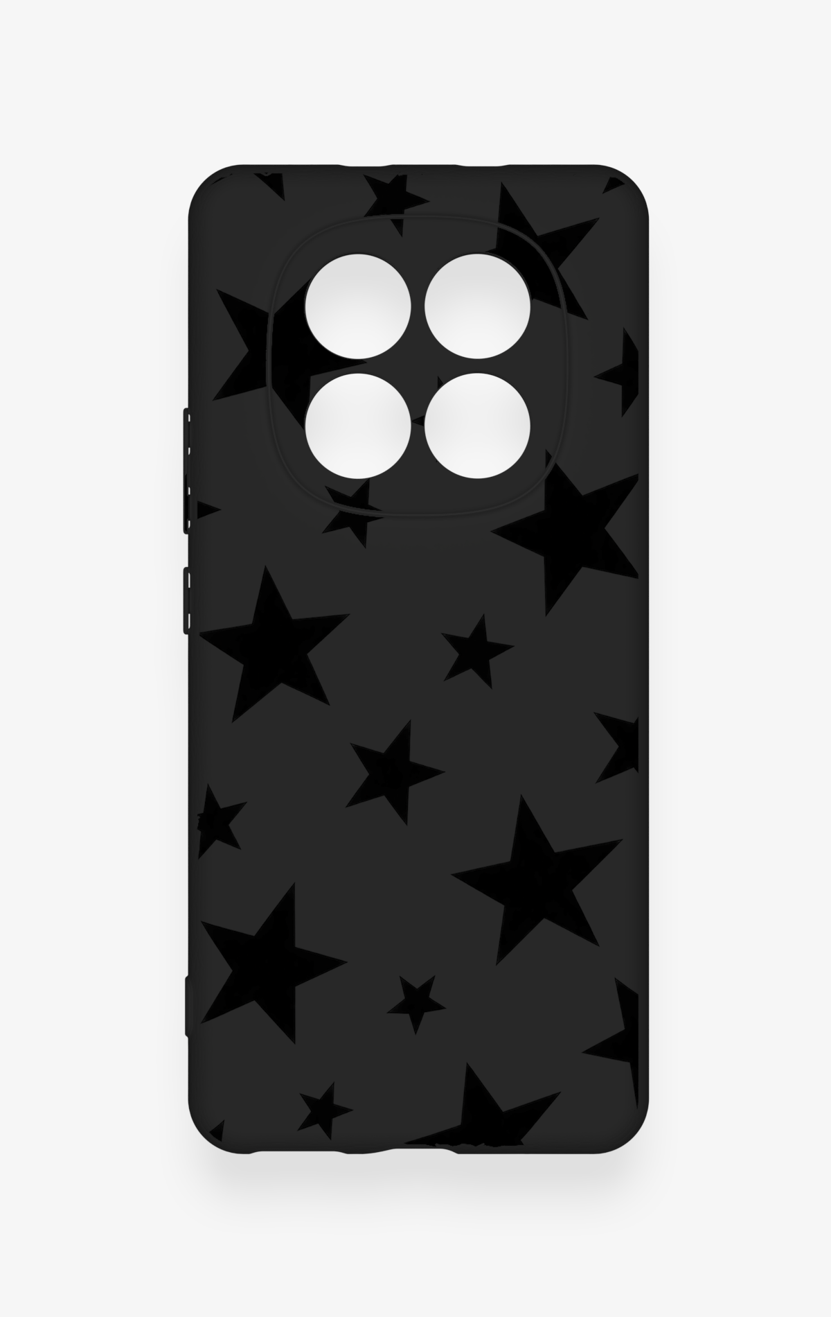REDMİ NOTE 15 4G Uyumlu Siyah Star Desenli Silikon Kılıf