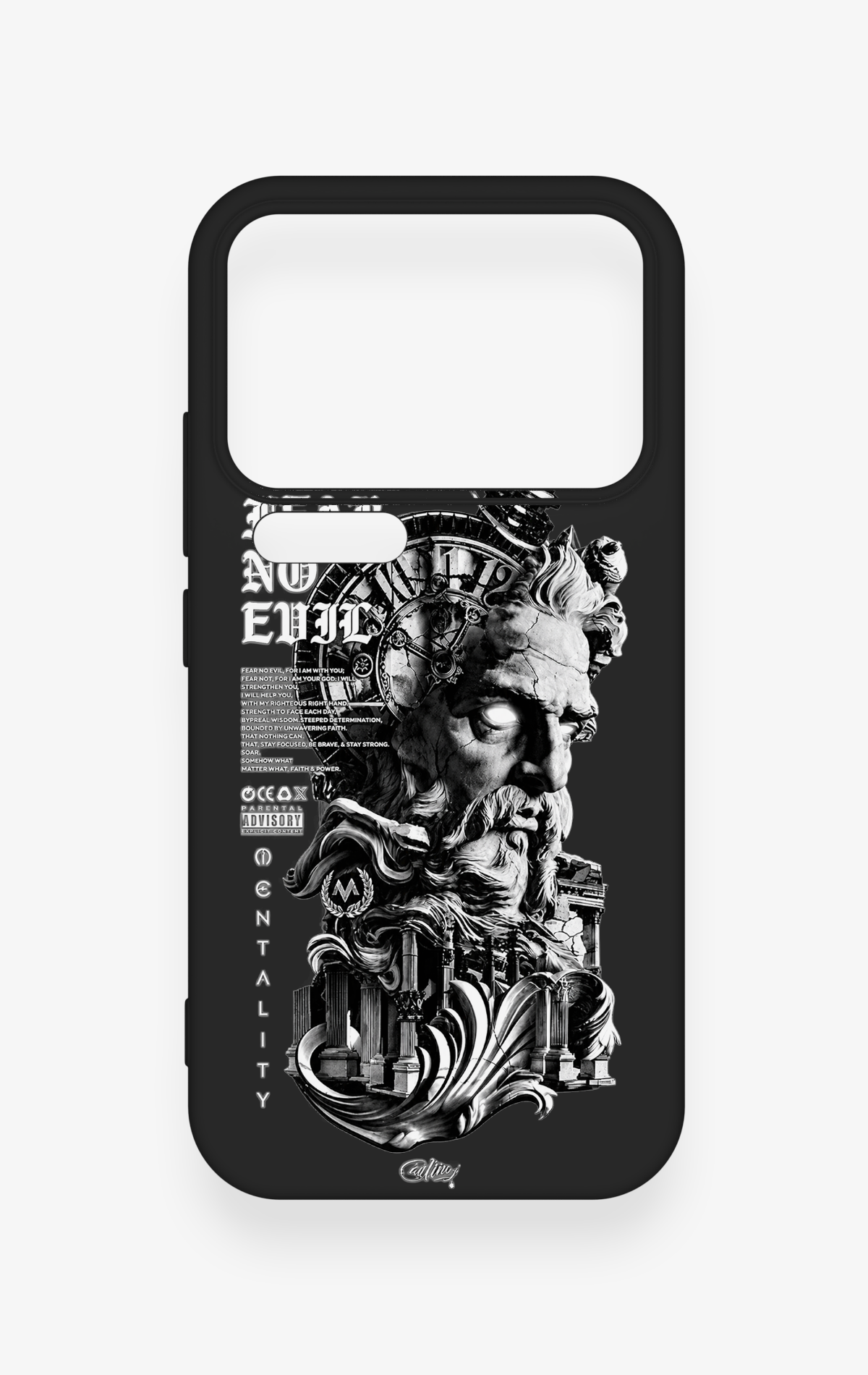 Xiaomi Mi 17 Pro 5G Uyumlu Fear No Evil Desenli Silikon Kılıf
