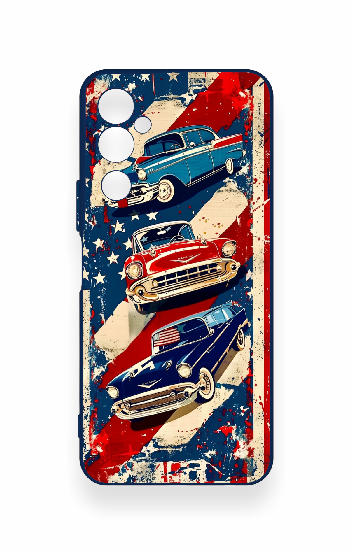 Tecno Pova Neo 2 Uyumlu Amerikan Chevrolet Desenli Silikon Kılıf