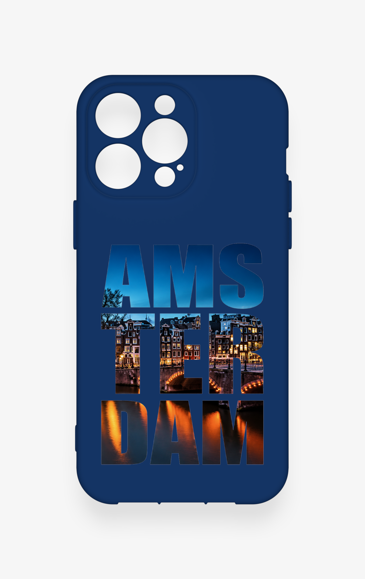 iPhone 13 Pro Max Uyumlu Amsterdam Desenli Silikon Kılıf