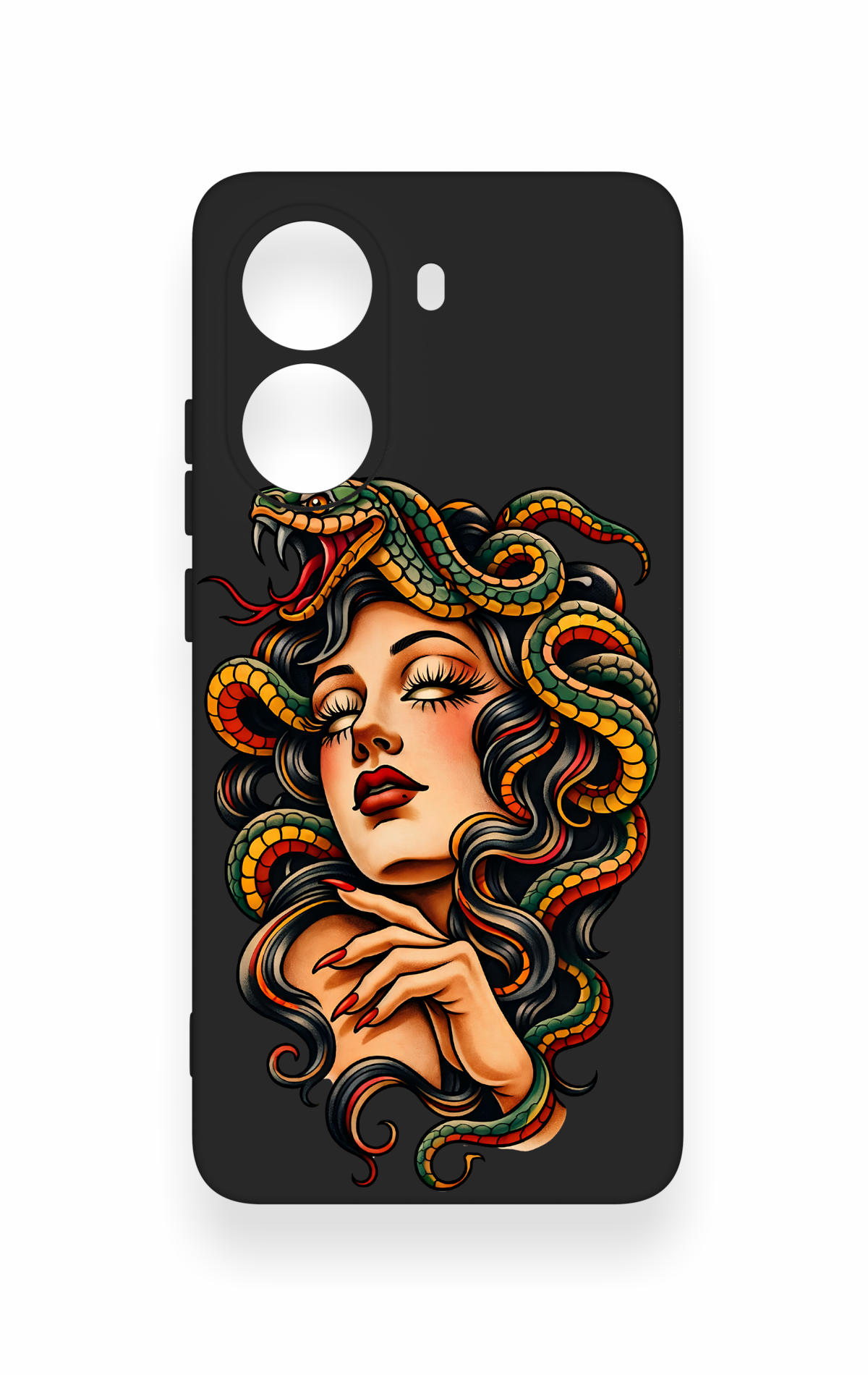 Poco X7 Pro Uyumlu Medusa Desenli Silikon Kılıf