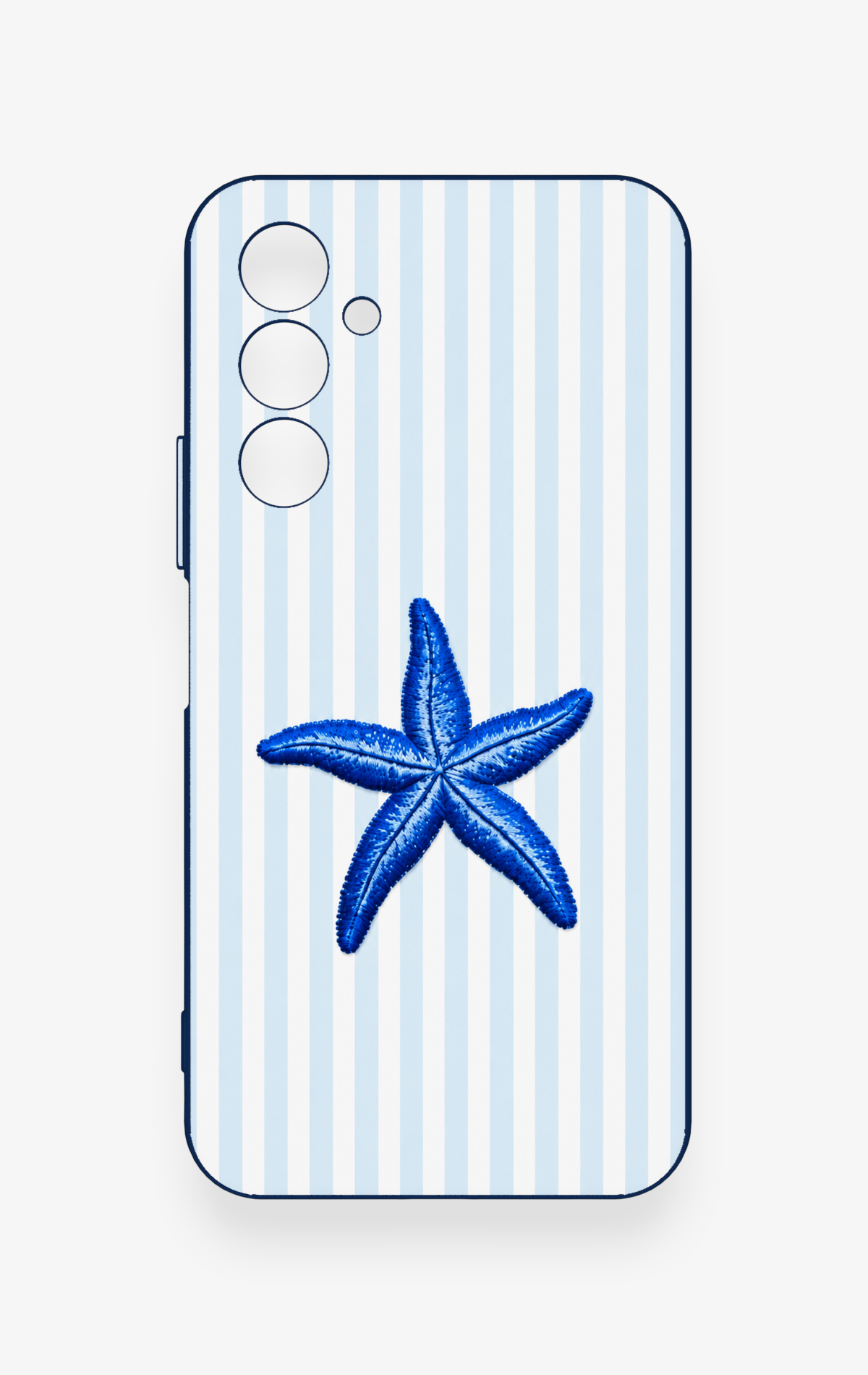 Samsung A54 Uyumlu Mavi Deniz Yıldızı Desenli Silikon Kılıf