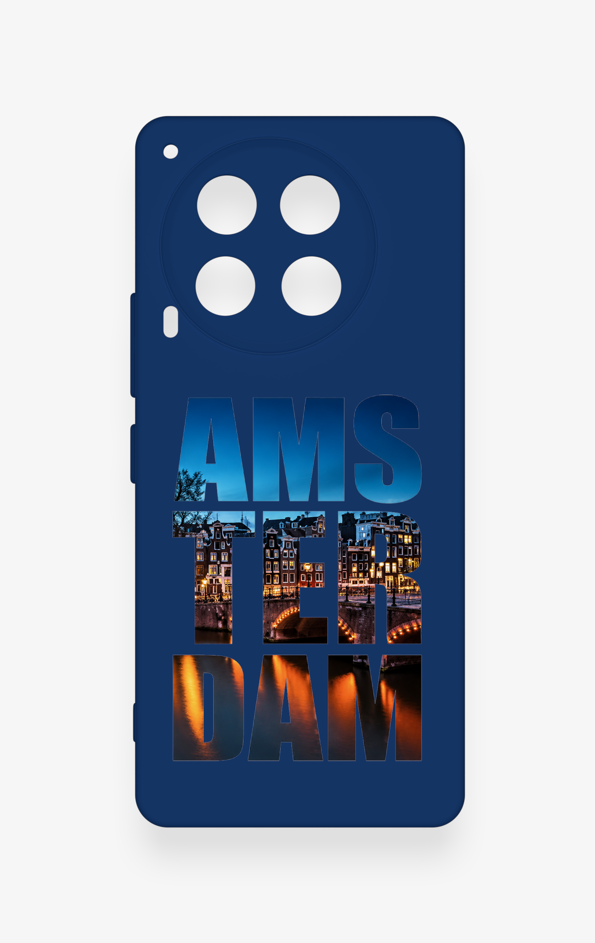 Tecno Camon 30 Uyumlu Amsterdam Desenli Silikon Kılıf