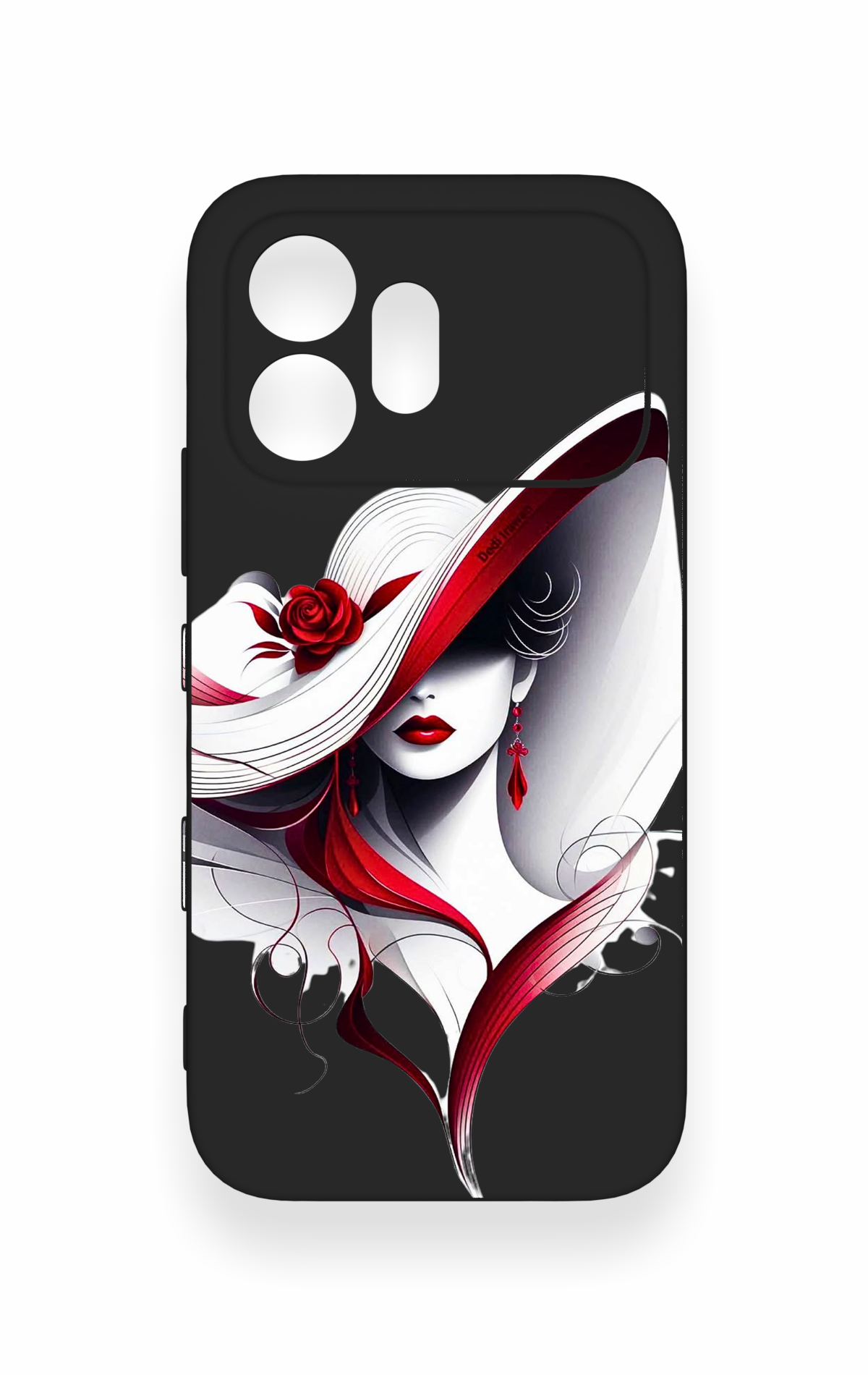 Honor 600 Uyumlu Matmazel Desenli Silikon Kılıf
