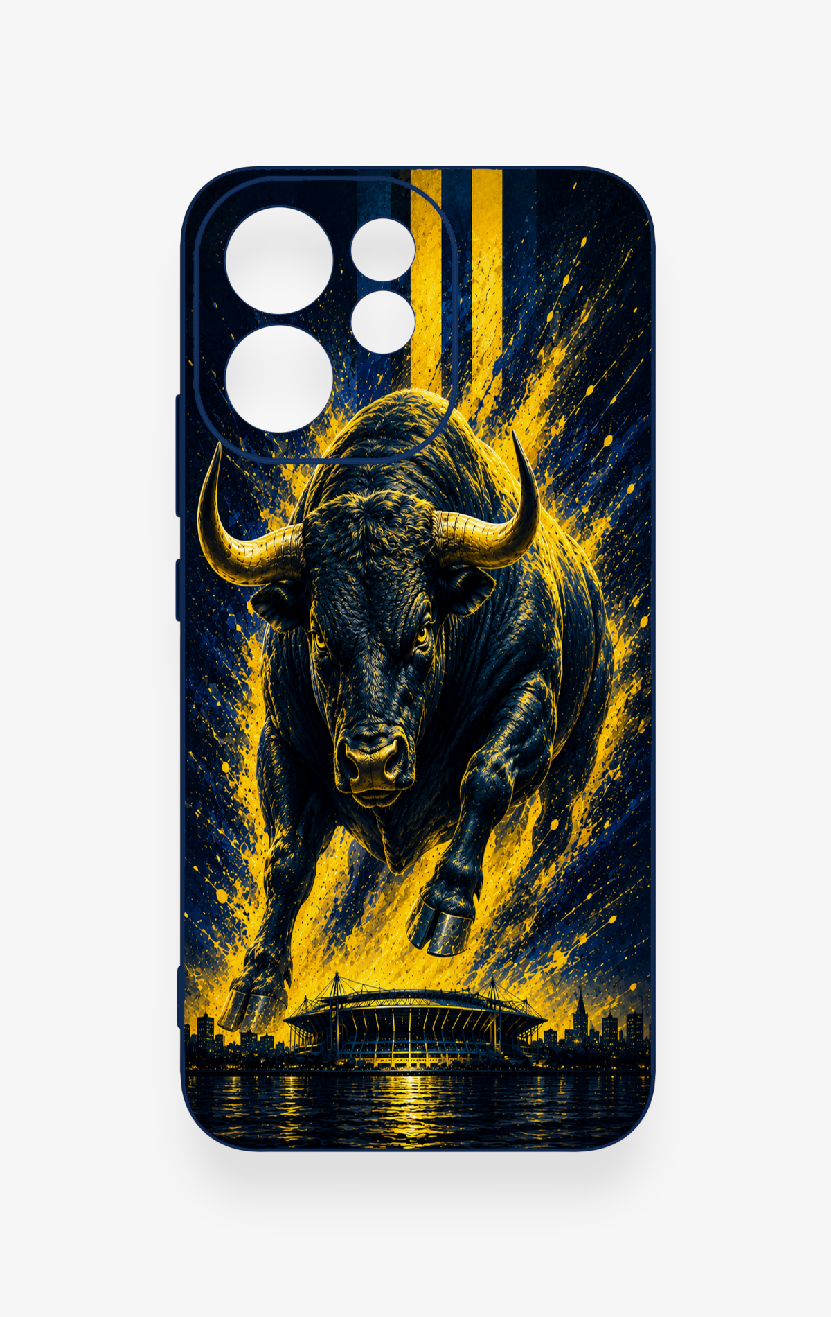Oppo Reno 15F Uyumlu Kadiköy Boğası Desenli Silikon Kılıf