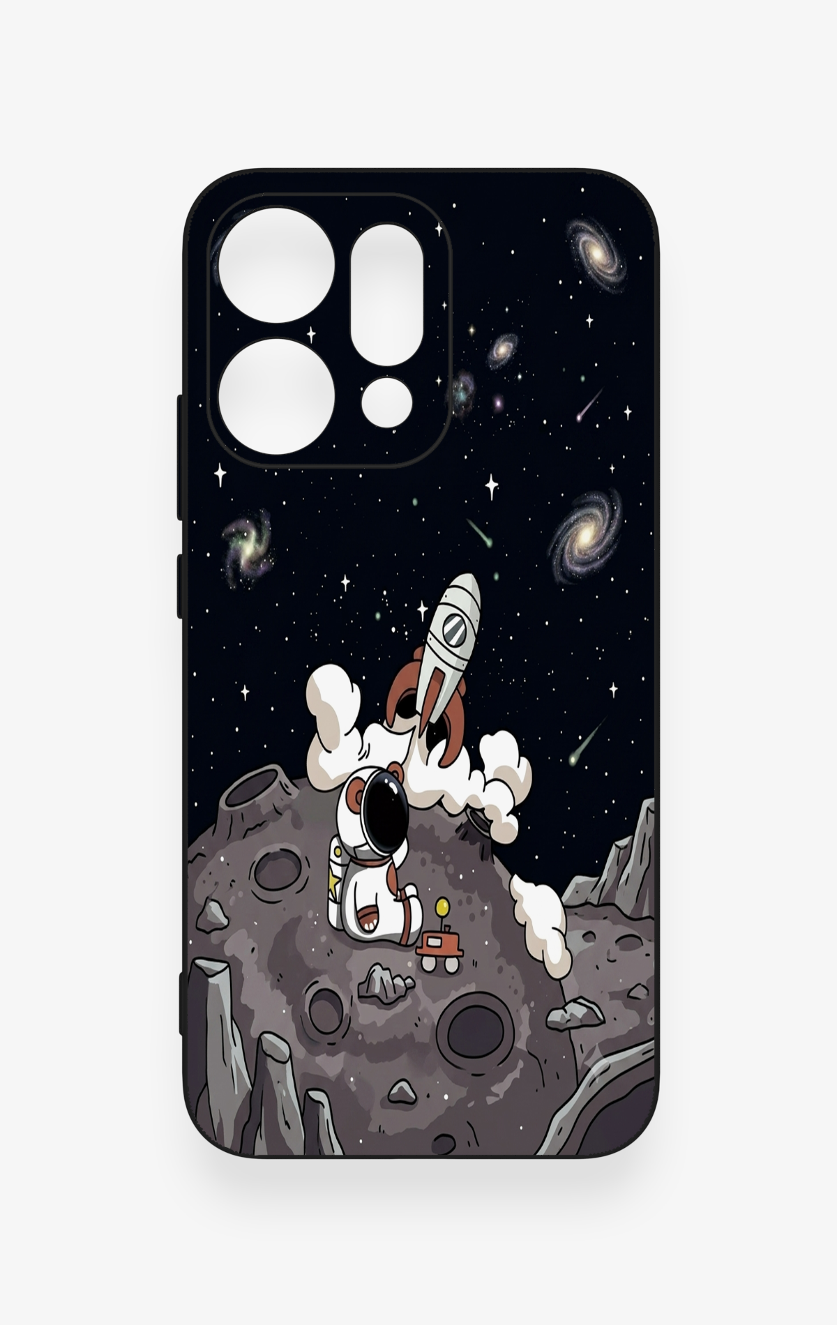 Oppo Reno 14 Uyumlu Uzay Astronot Desenli Silikon Kılıf