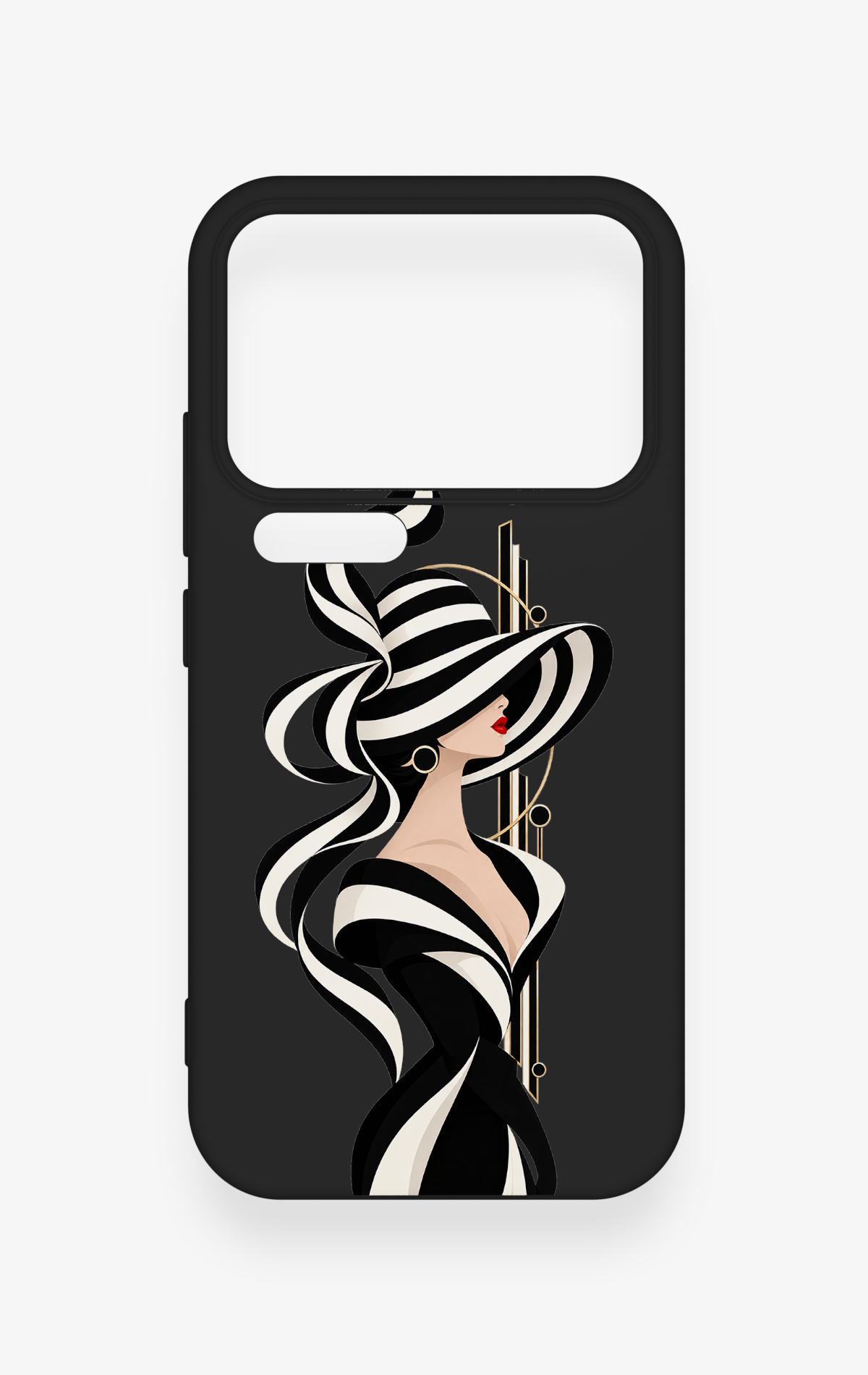 Xiaomi Mi 17 Pro 5G Uyumlu Lady Desenli Silikon Kılıf