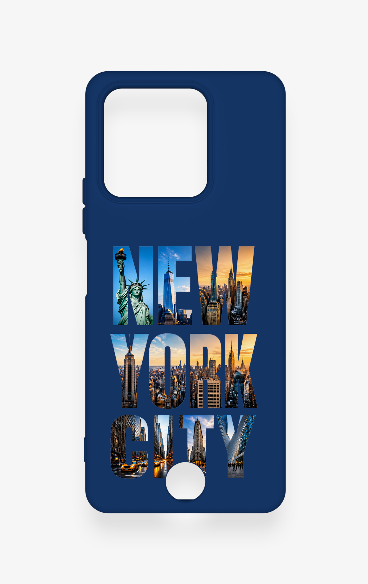 Reeder S71 Uyumlu New York City Desenli Silikon Kılıf