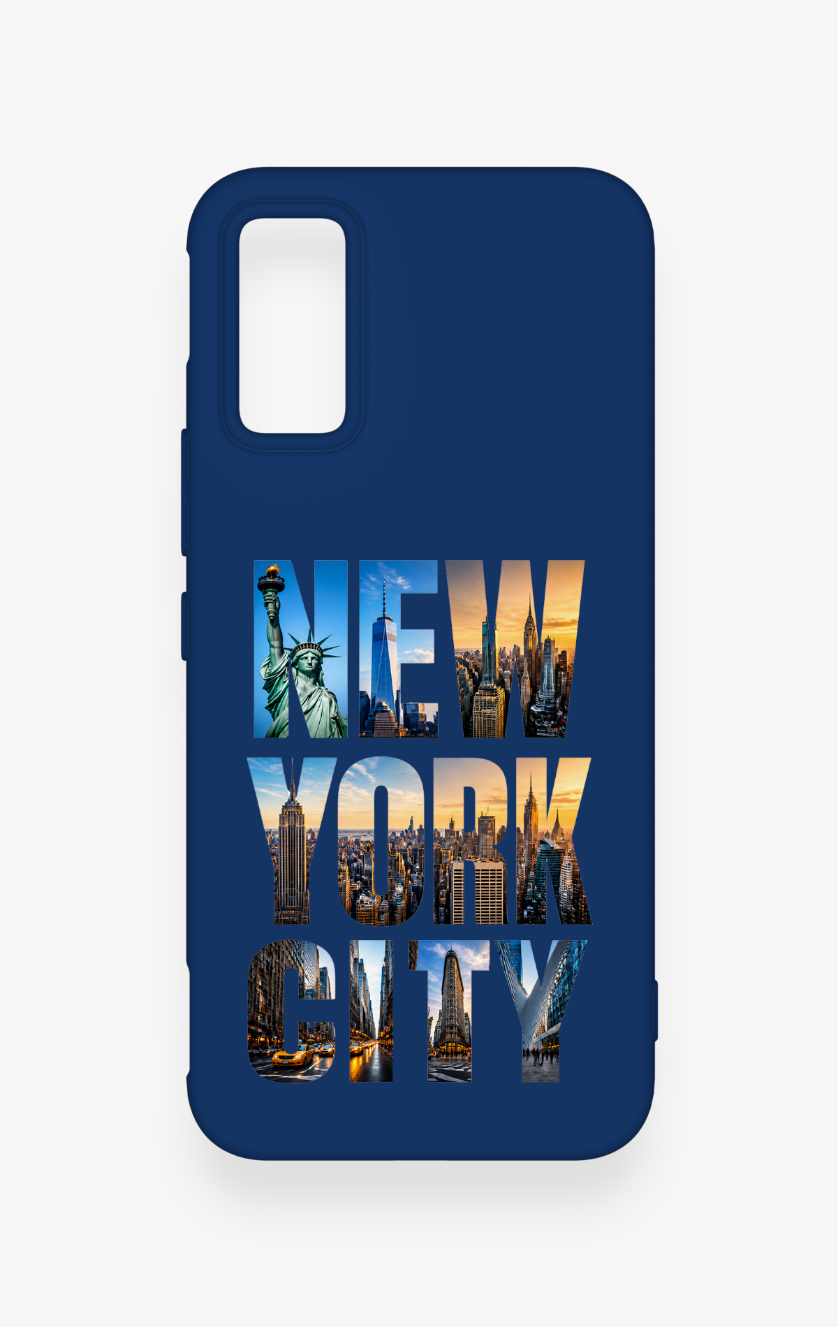 İnfinix Gt 30 Pro Uyumlu New York City Desenli Silikon Kılıf
