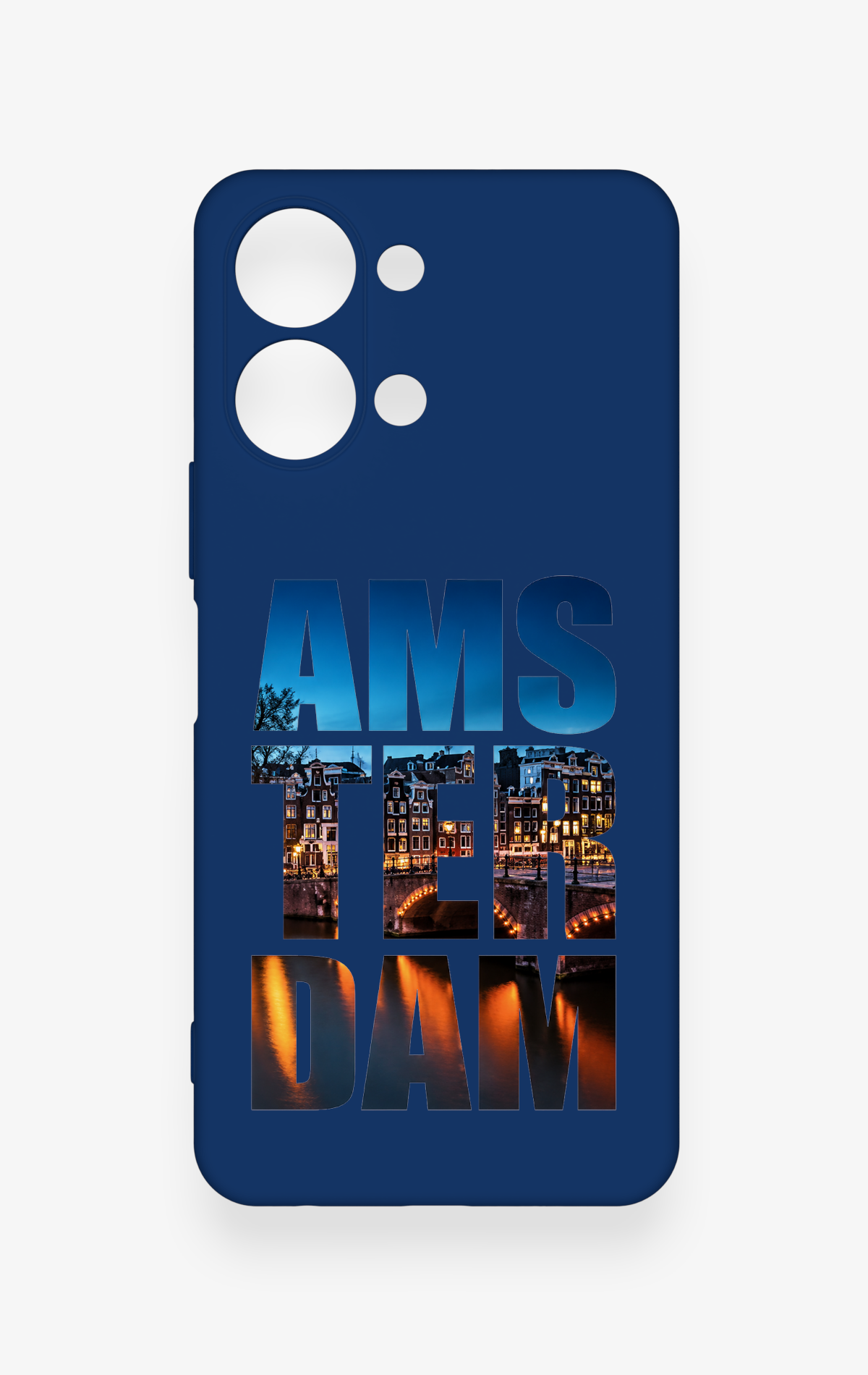 Vivo Y05 4G Uyumlu Amsterdam Desenli Silikon Kılıf