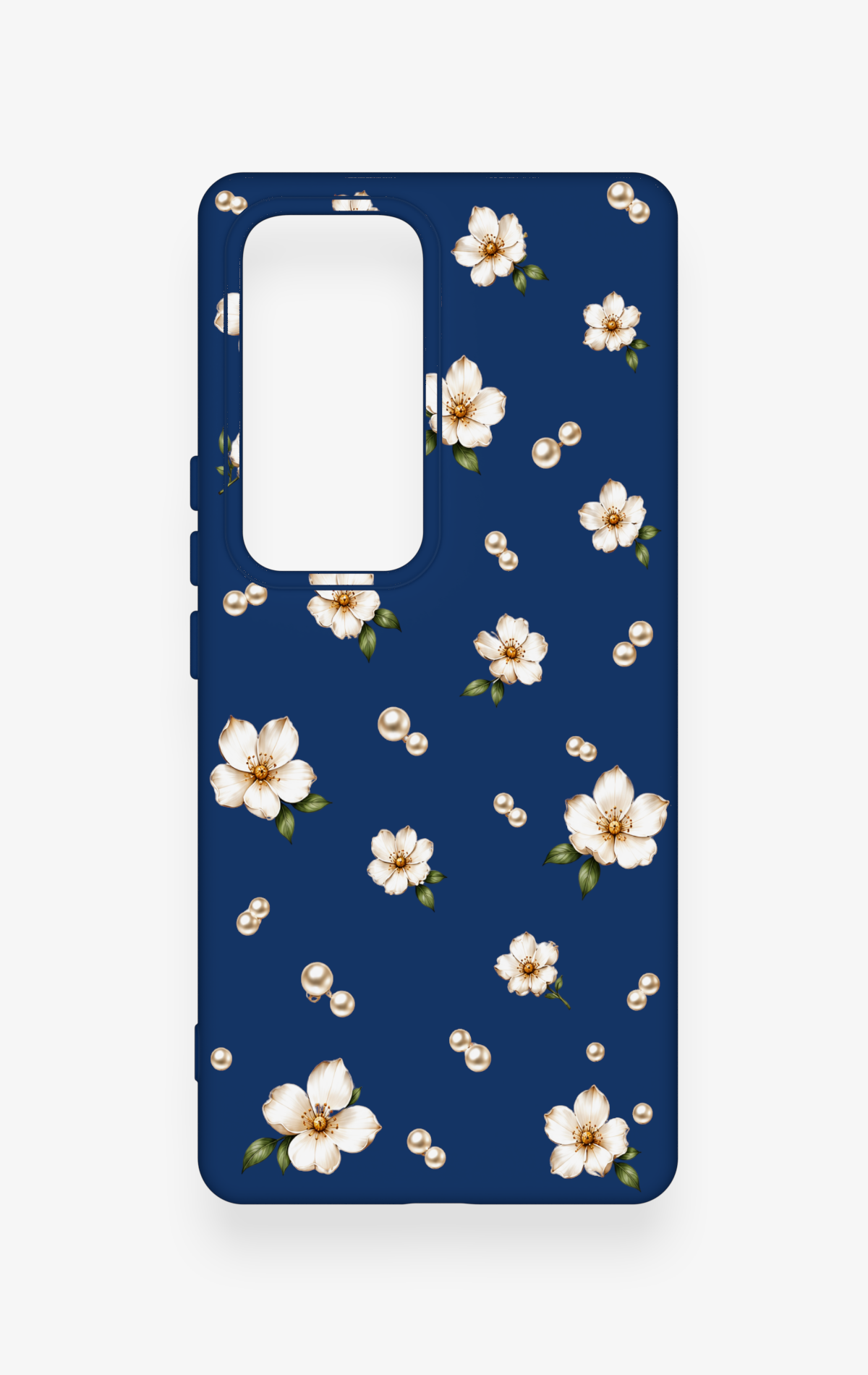 Vivo V30 Uyumlu Papatya İnci Desenli Silikon Kılıf