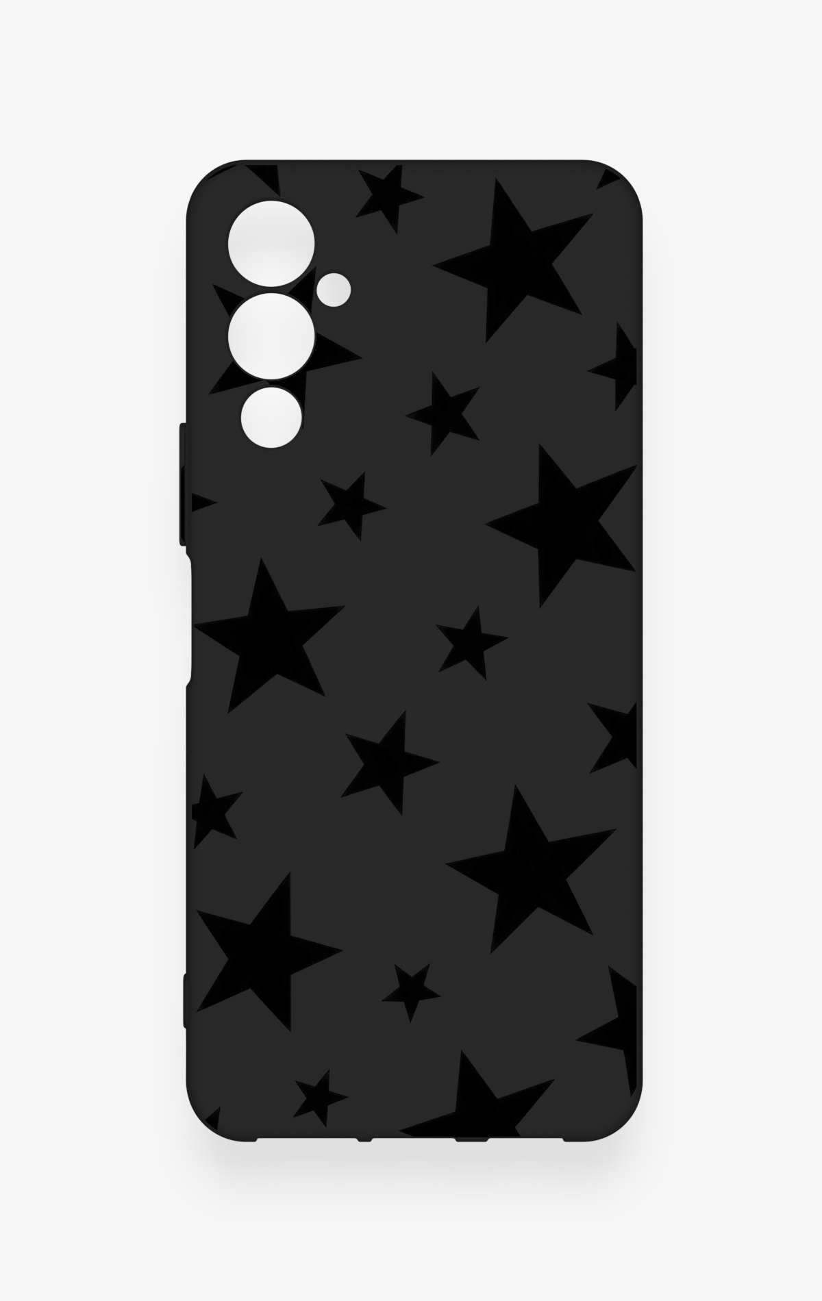 Tecno Pova Neo 4 Uyumlu Siyah Star Desenli Silikon Kılıf
