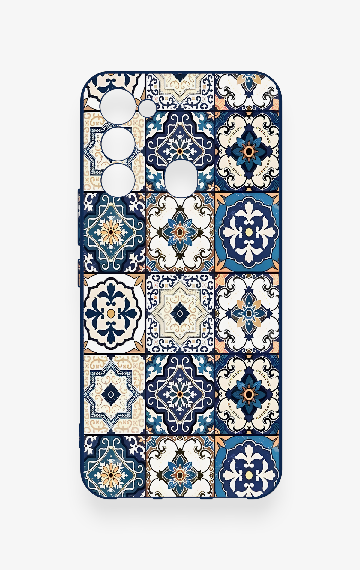 Tecno Spark 8C Uyumlu Mozaik Çini Desenli Silikon Kılıf