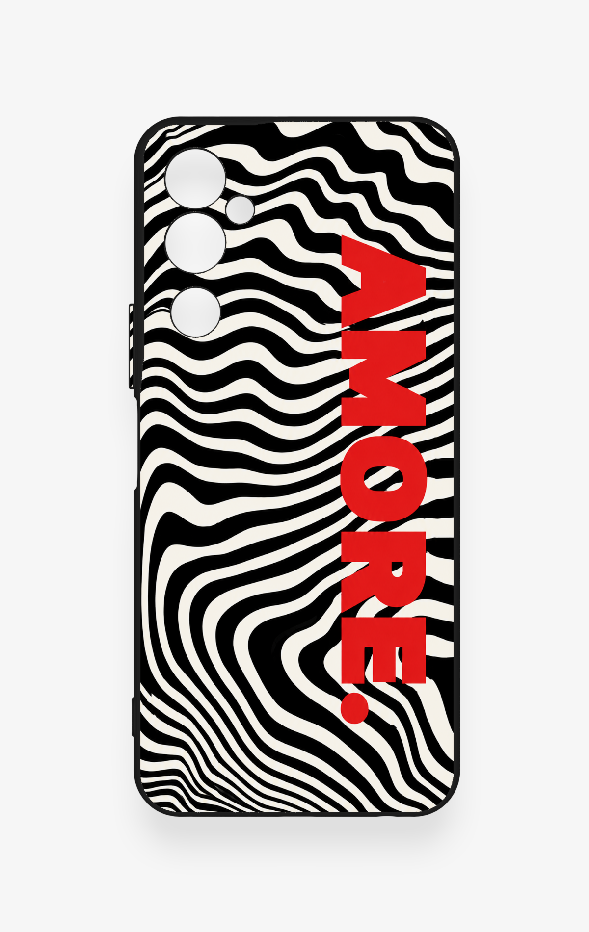 Tecno Pova Neo 2 Uyumlu Zebra Amore Desenli Silikon Kılıf