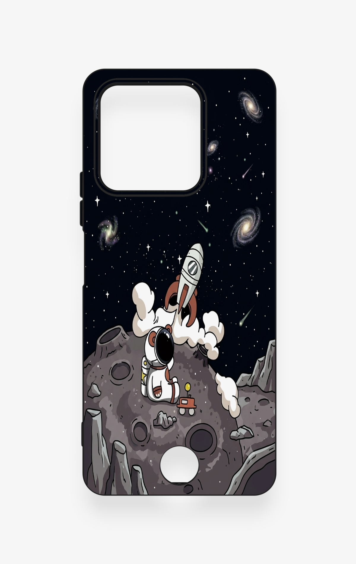 Reeder S71 Uyumlu Uzay Astronot Desenli Silikon Kılıf